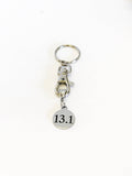 13.1 Half Marathon Keychain, Runner Gifts, Running Gifts, Marathon Team Gifts, Runner Valentine Gift For Her, Love To Run, Running Marathons