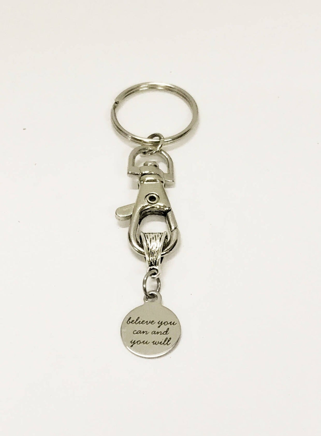 Encouragement Gifts, Believe You Can And You Will Keychain, Success Gifts, Motivational Gifts, Direct Sales Team Gifts, New Job Gift