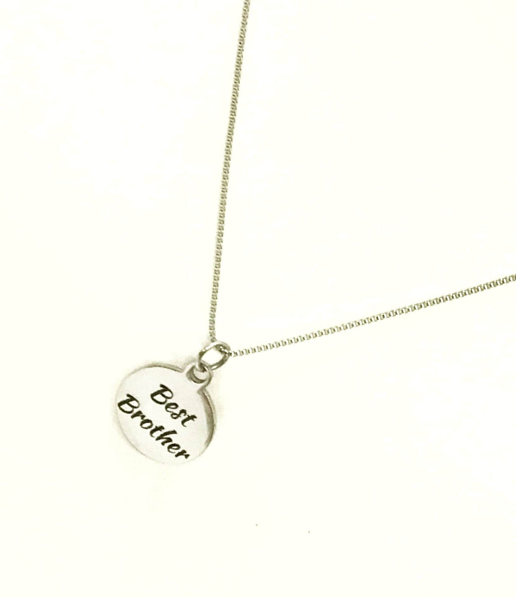 Best Brother Necklace, Stainless Steel Necklace, Gift For Brother, Brother Jewelry, Brother Gift, Best Brother Gifts, Gift From Sister