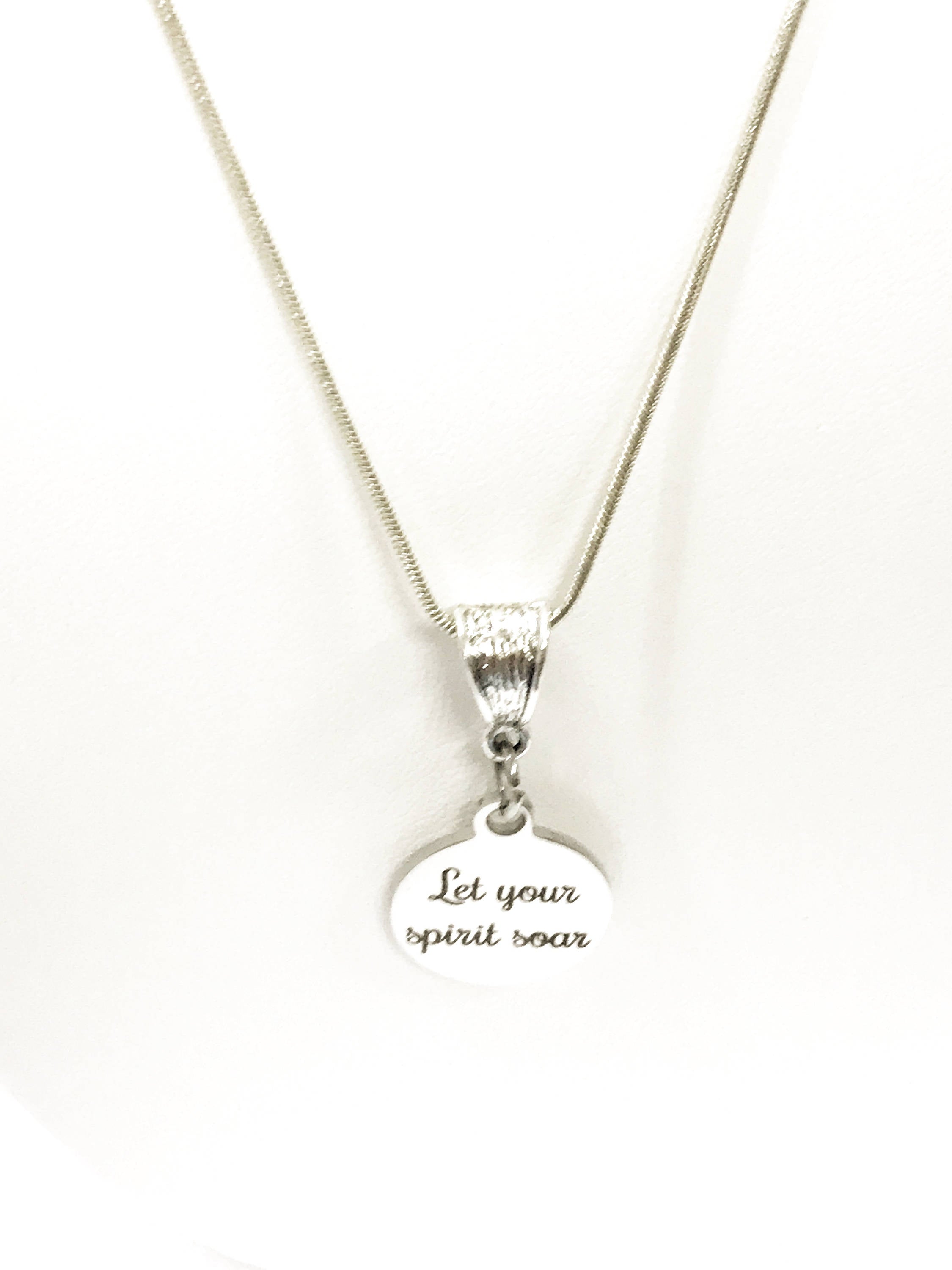 Motivating Jewelry, Let Your Spirit Soar Necklace, Encouragement Jewelry, Encouraging Gifts, Motivating Gifts, Daughter Jewelry Gift For Her