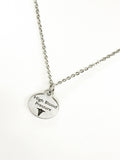 High Blood Pressure Stainless Necklace, High Blood Pressure Medical Necklace, HBP Awareness Engraved Pendant Necklace, Medical ID Jewelry