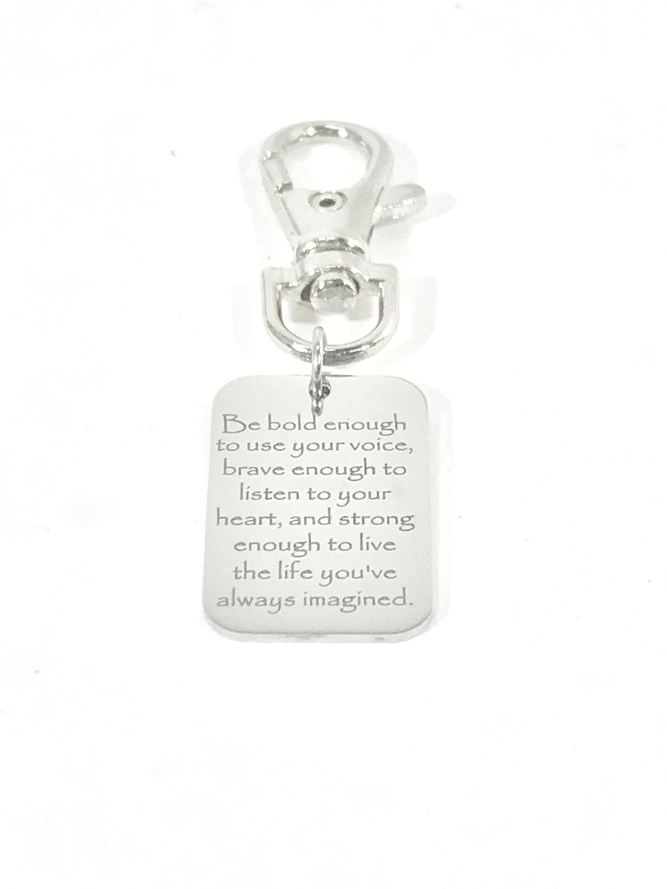 Encouragement Gift, Luggage Bag Zipper Pull, Son Gift, Backpack Zipper Pull, Motivating Daughter Gift, Graduation Gift, Encouraging Gift