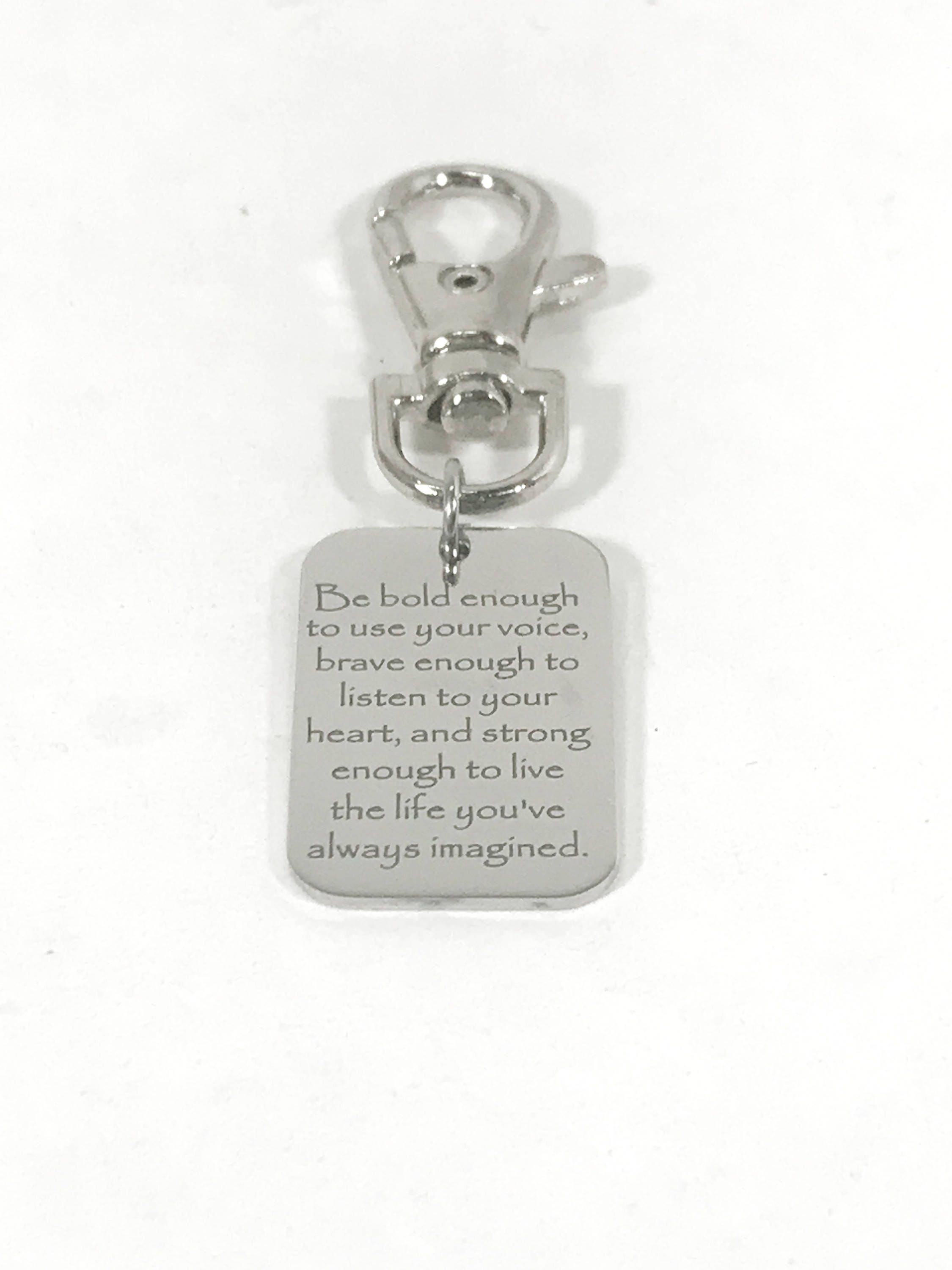Encouragement Gift, Luggage Bag Zipper Pull, Son Gift, Backpack Zipper Pull, Motivating Daughter Gift, Graduation Gift, Encouraging Gift