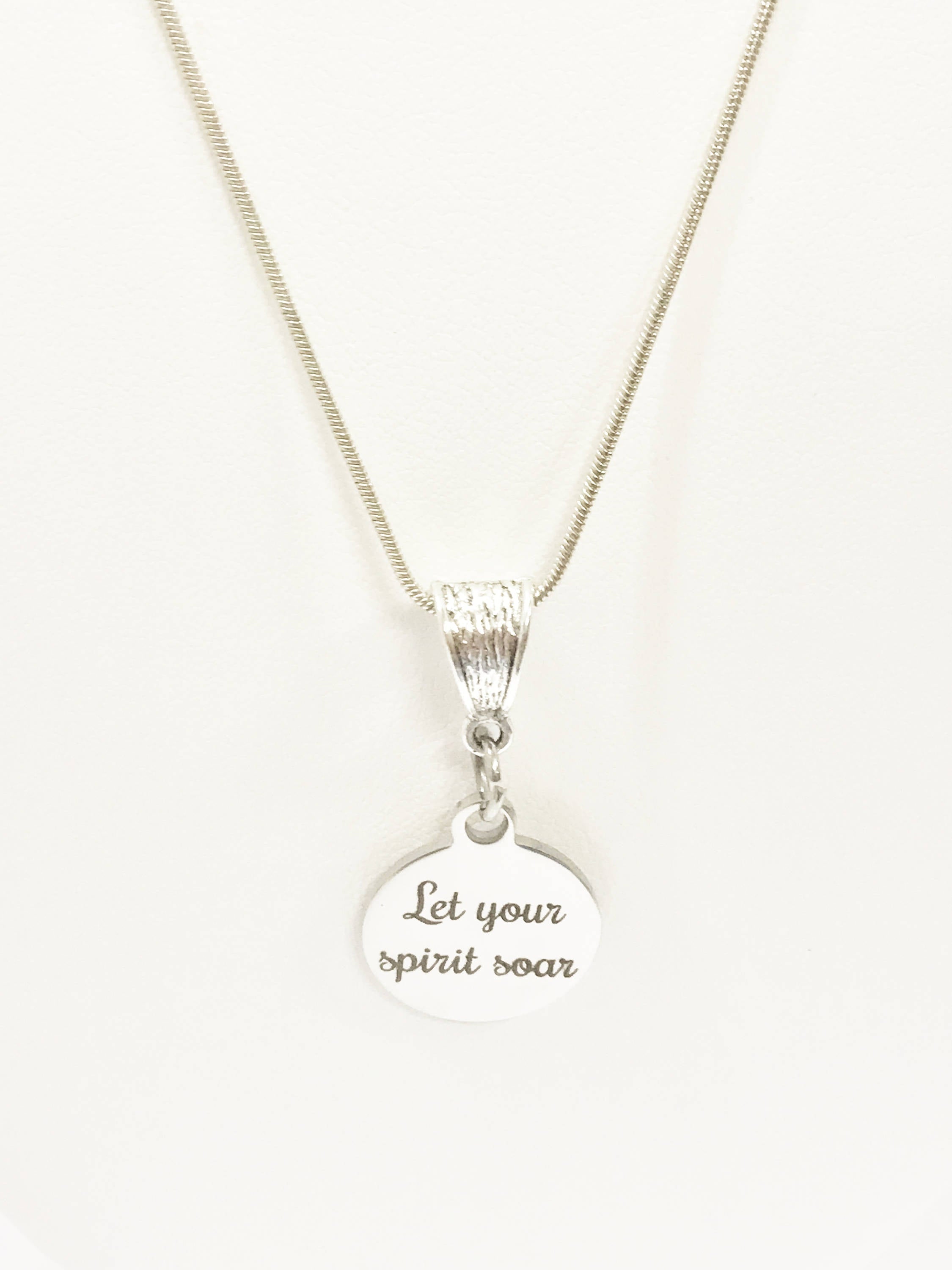 Motivating Jewelry, Let Your Spirit Soar Necklace, Encouragement Jewelry, Encouraging Gifts, Motivating Gifts, Daughter Jewelry Gift For Her
