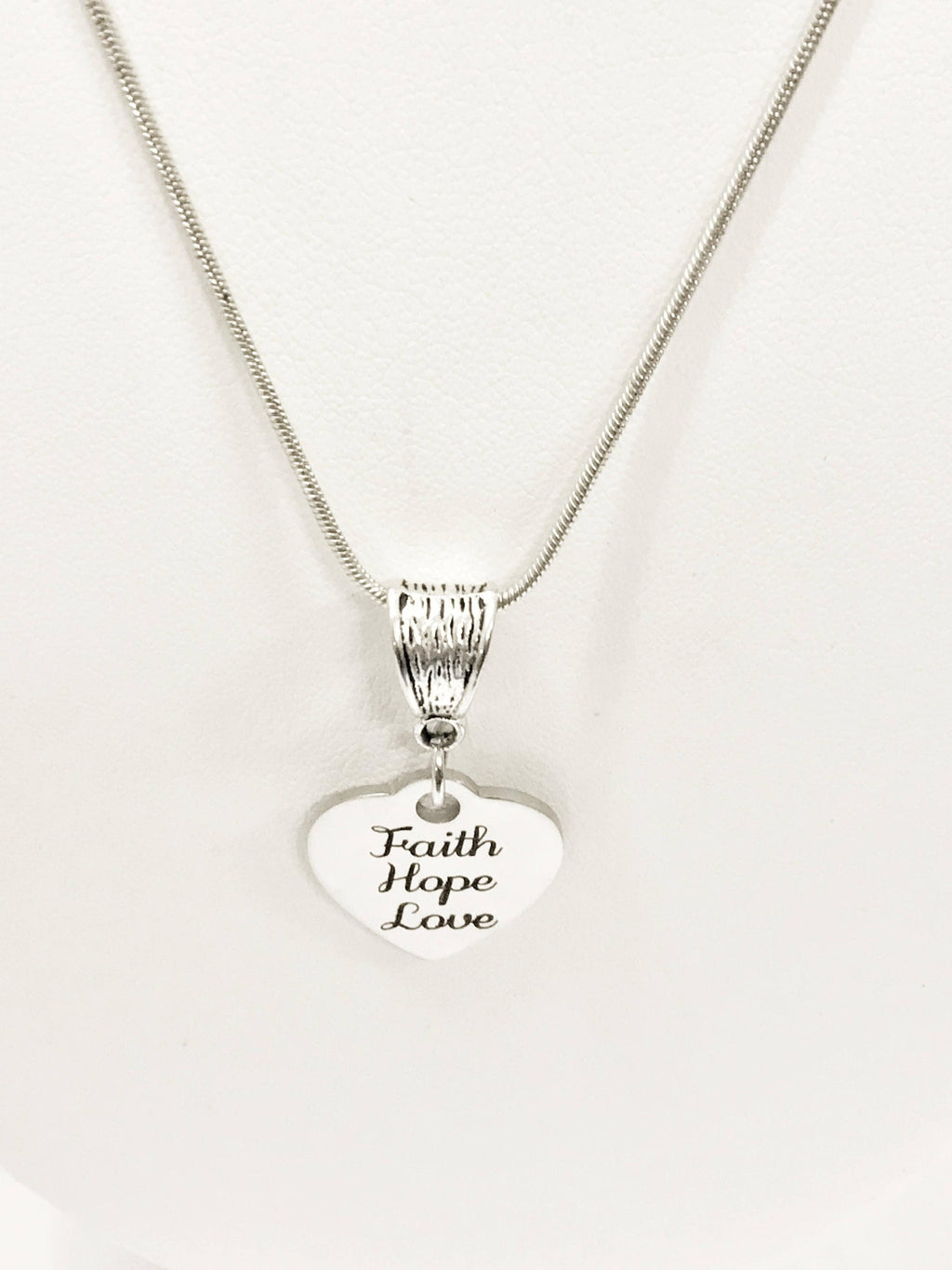 Love Gifts, Faith Hope Love Necklace, Love Jewelry Gifts, Christian Valentines Gifts, 1 Cor 13 Scripture Gifts, Christian Jewelry, 1 Cor 13