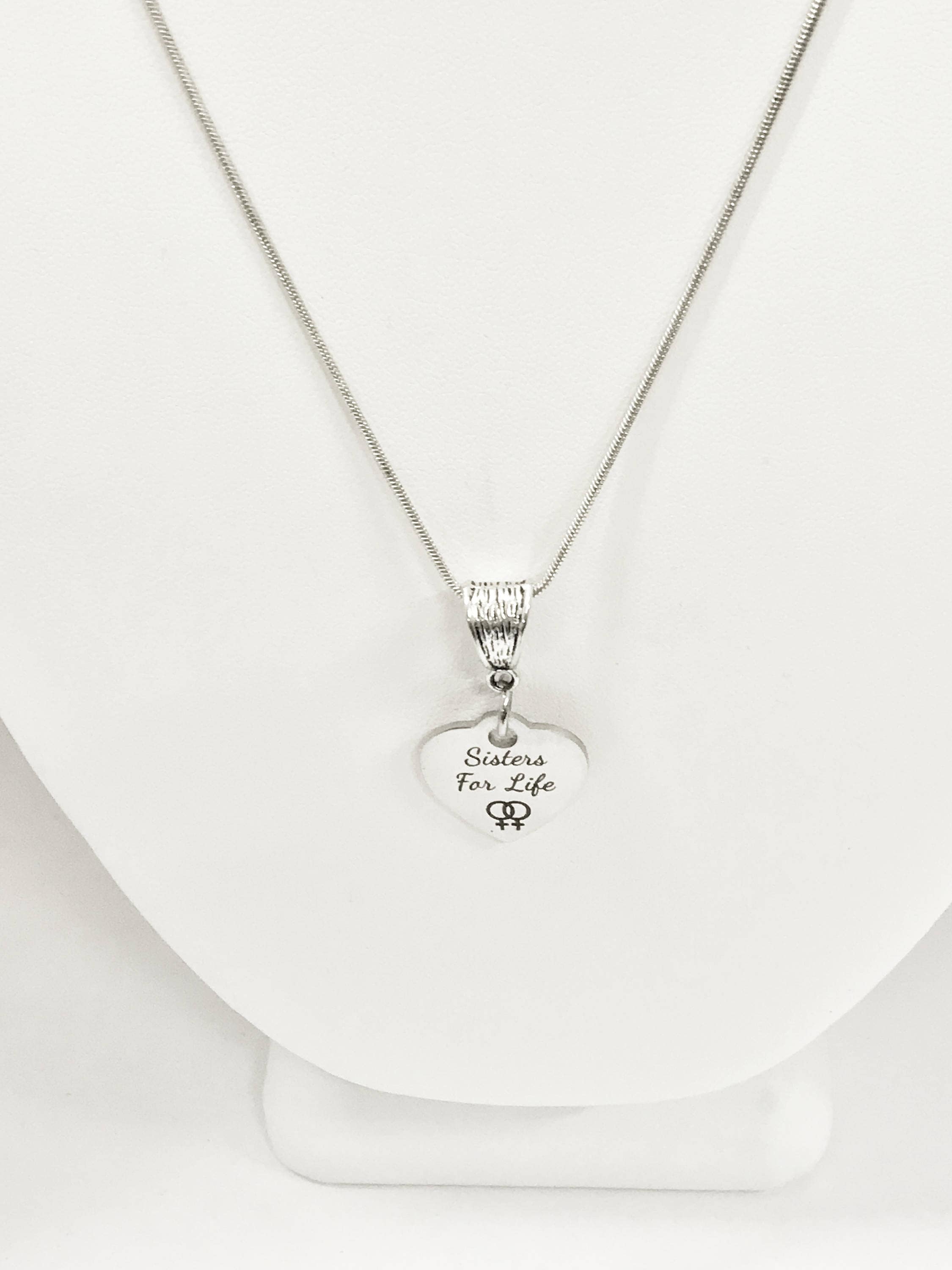Sister Jewelry, Sisters For Life Necklace, Sisters Jewelry, Sister Gift, Sister BFF Necklace, Sister Gift, Sister Valentine Jewelry Gift