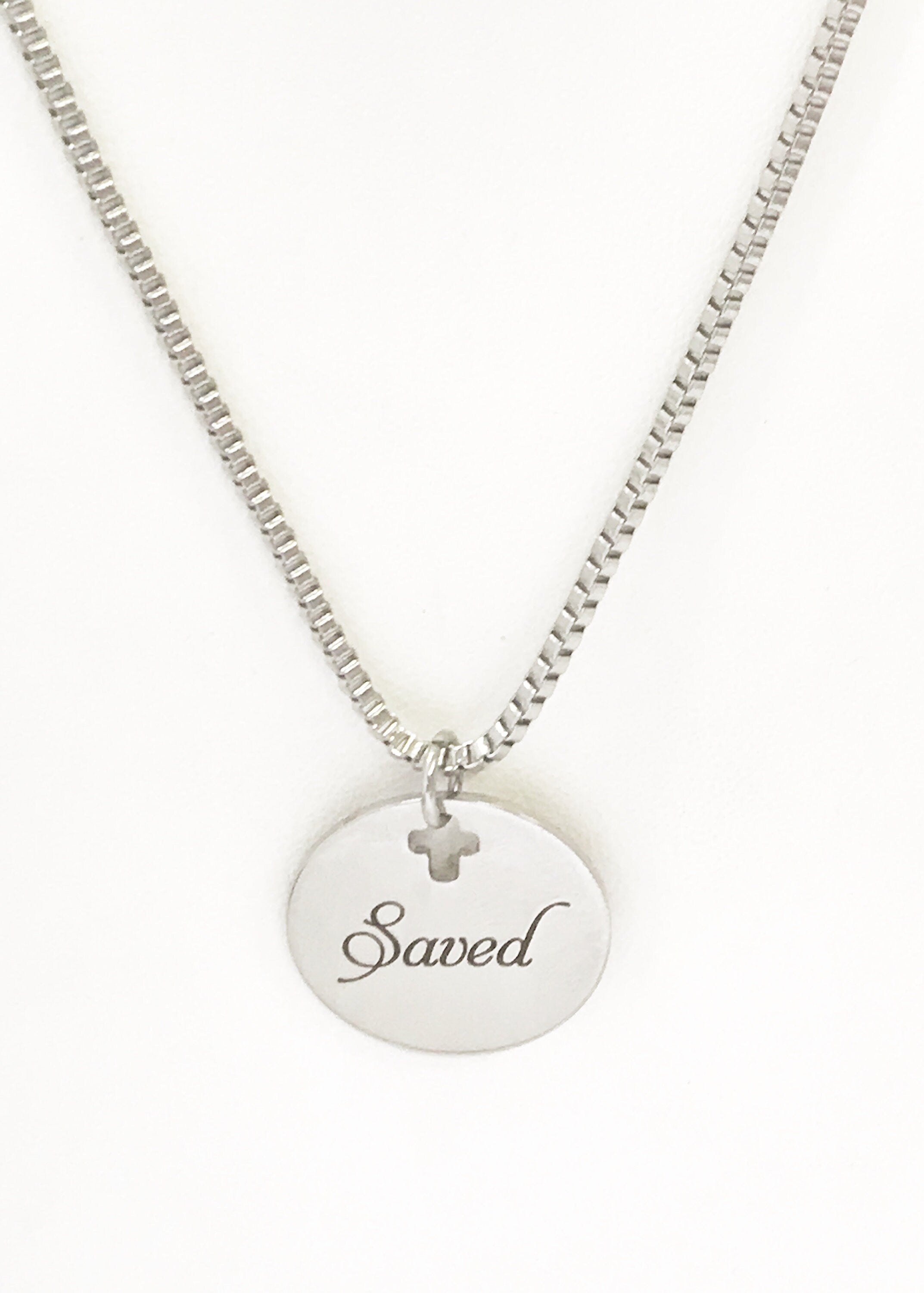 Christian Gifts, Christian Necklace For Him, Saved Necklace, Christian Jewelry Gifts, Confirmation Gifts, Son Gifts, Baptism Gift