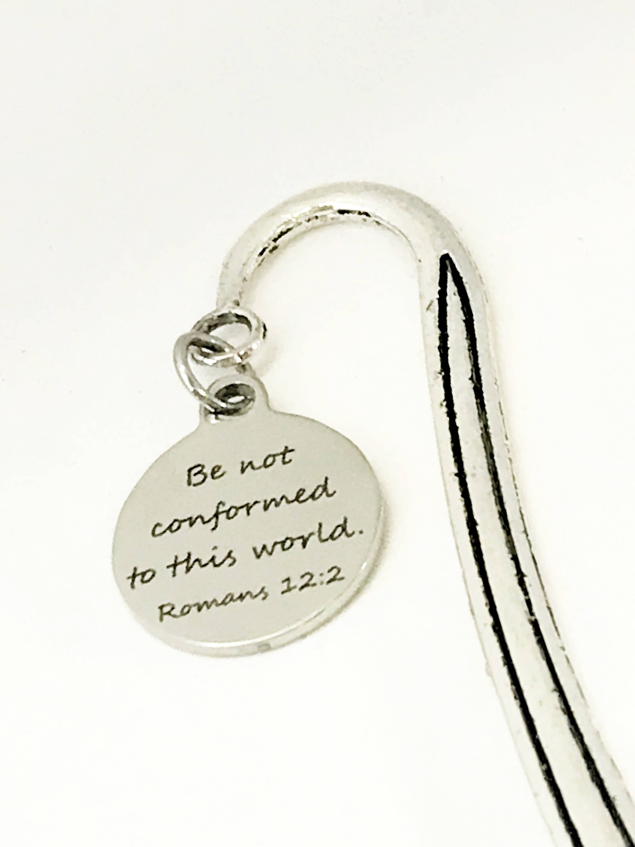 Bible Verse Gift, Bible Verse Bookmark, Scripture Gift, Be Not Conformed To This World Bookmark, Bible Bookmark, Planner Bookmark Gift