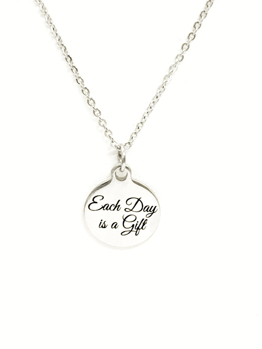 Encouraging  Gift, Each Day Is A Gift Necklace, Encouraging Jewelry Gift, Encouraging Her, Recovery Gift, Divorce Gift, New Day Gift