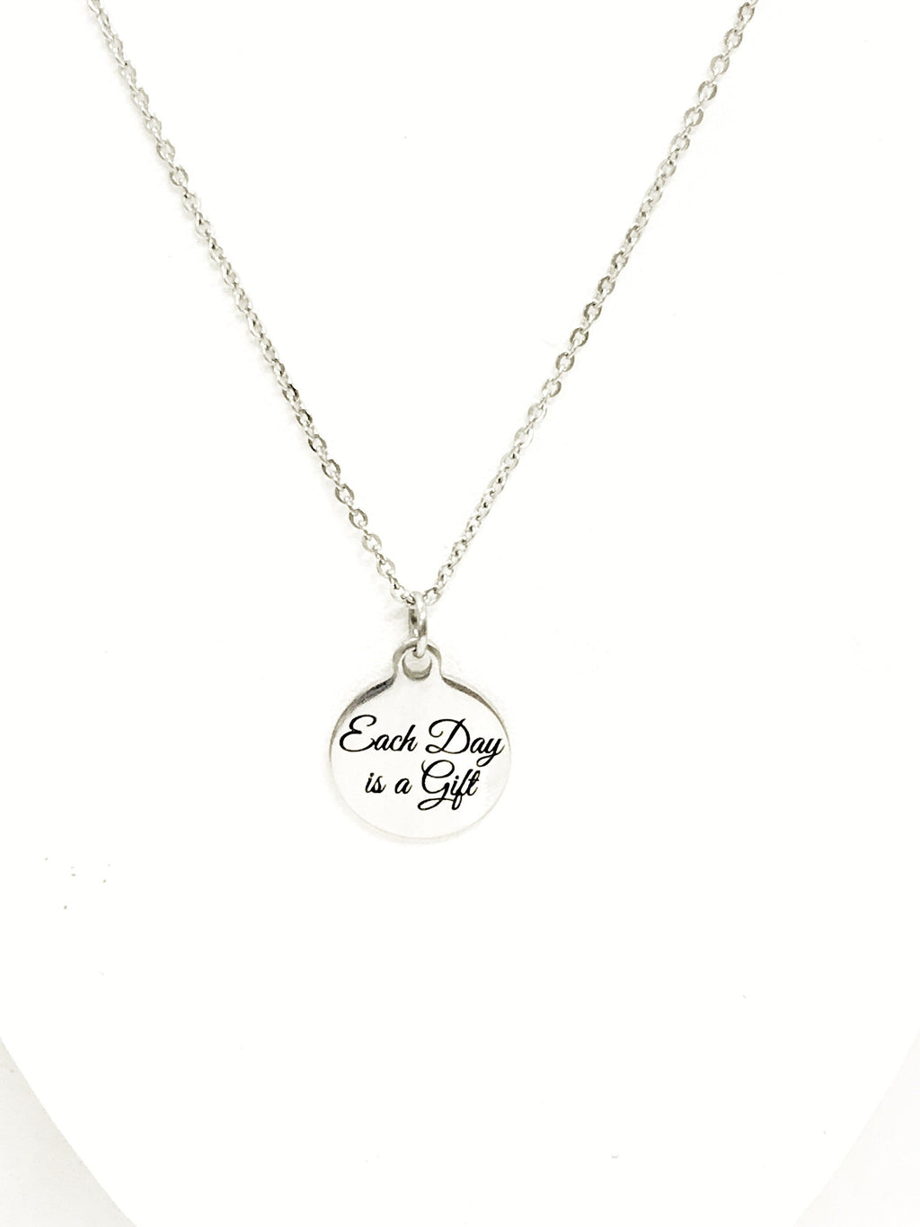 Encouraging  Gift, Each Day Is A Gift Necklace, Encouraging Jewelry Gift, Encouraging Her, Recovery Gift, Divorce Gift, New Day Gift