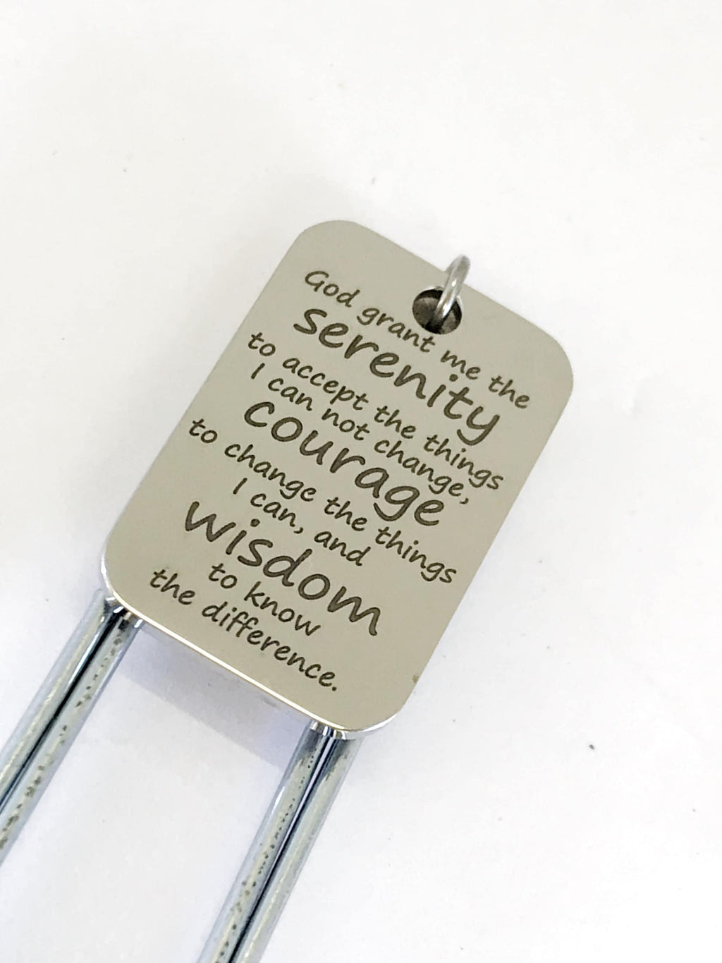 Planner Bookmark, Serenity Prayer Bookmark, Serenity Courage Wisdom Bookmark, Charm Bookmark Gift, Planner Charm, Planner Accessories