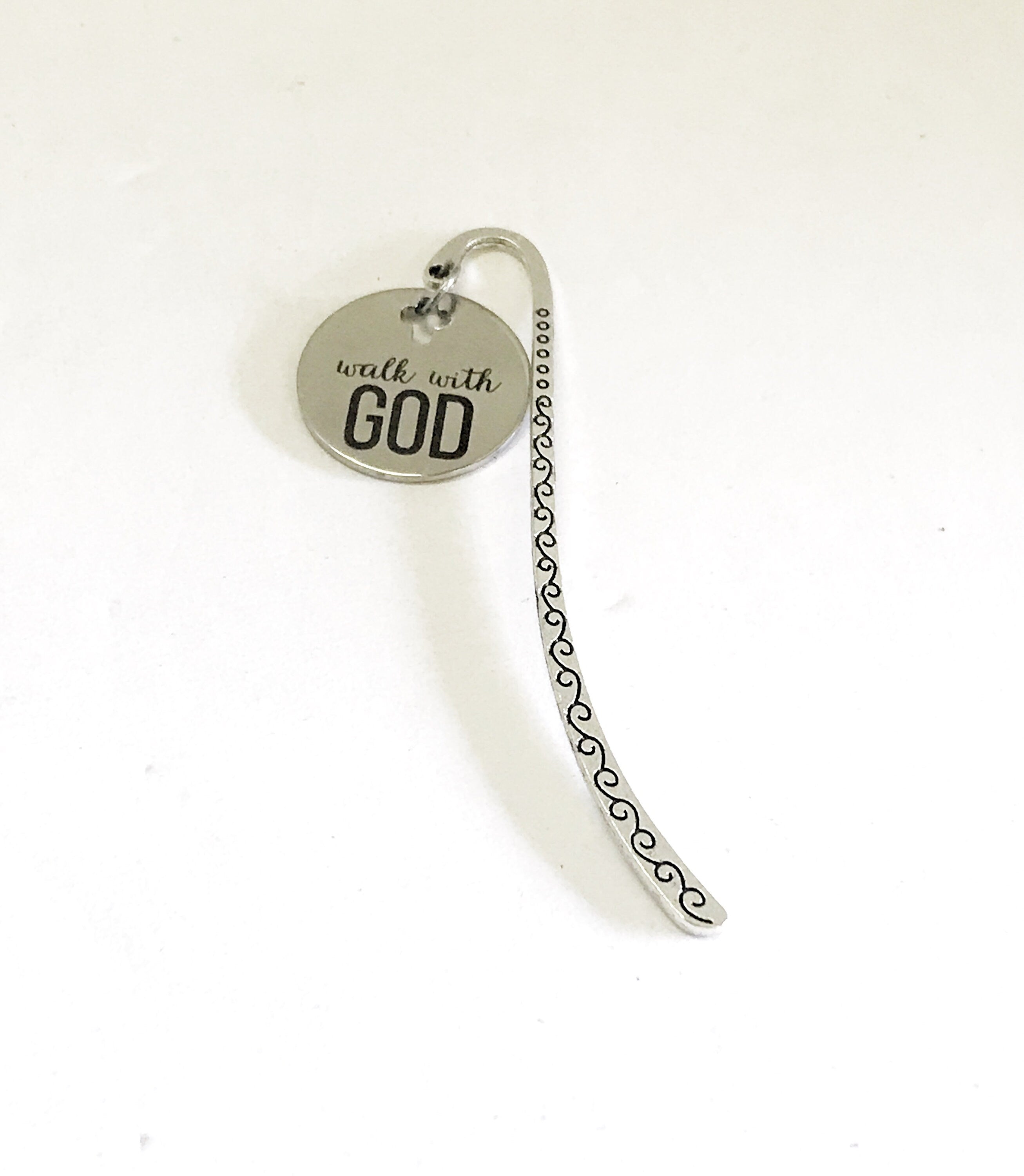 Bookmark Gift, Walk With God Bookmark, Encouraging Gift, Baptism Gift, Planner Bookmark, Planner Charm, Reader Gift, Bible Bookmark