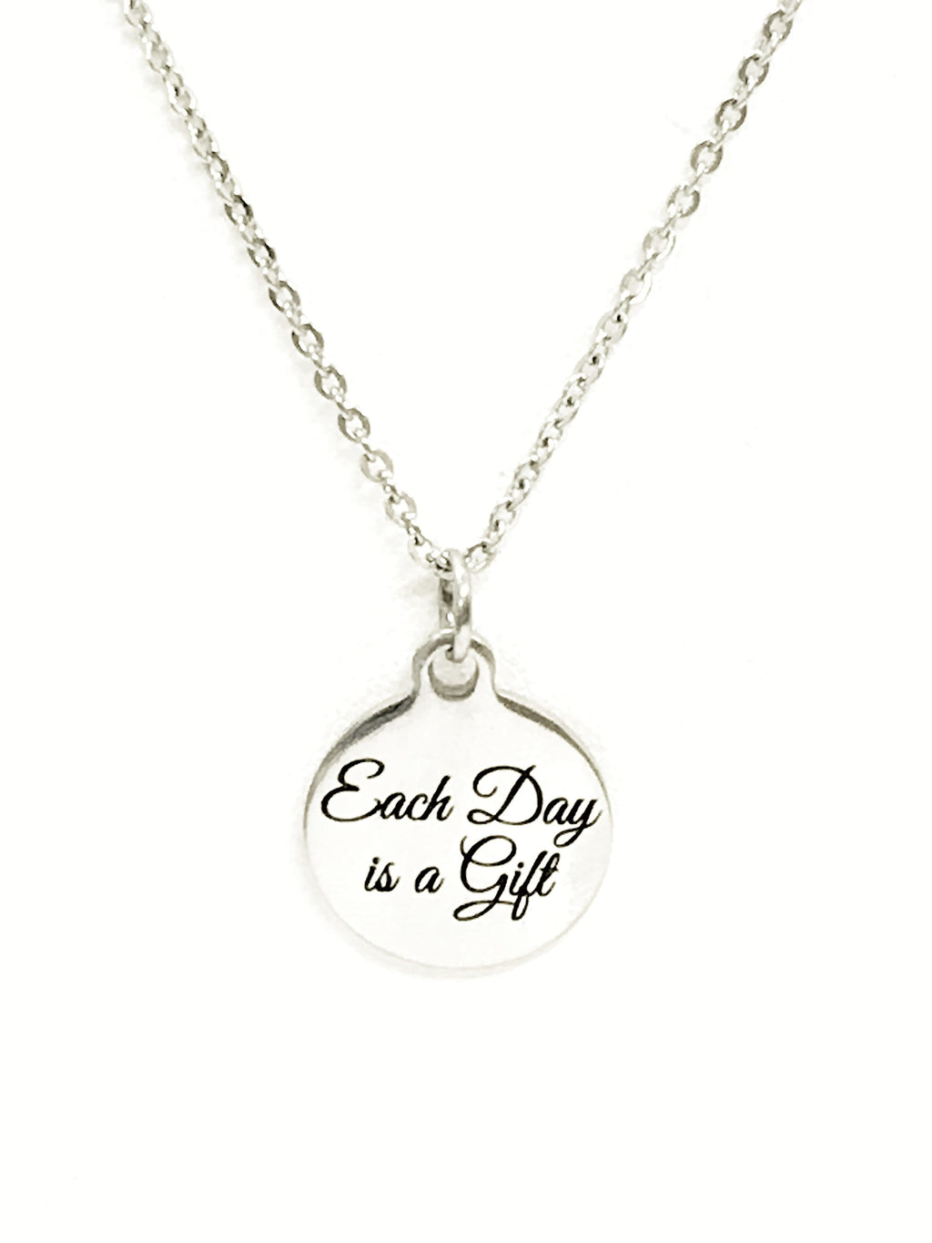 Encouraging  Gift, Each Day Is A Gift Necklace, Encouraging Jewelry Gift, Encouraging Her, Recovery Gift, Divorce Gift, New Day Gift