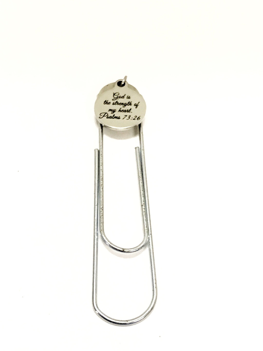 Christian Bookmark, Christian Gift, God Is The Strength Of My Heart Bookmark, Psalms 73 28, Bible Bookmark, Christian Planner Gift
