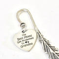 Bookmark Gift, The Best Moms Get Promoted To Grandma Bookmark, Grandma Bookmark, Grandma Announce, Gift For Grandma, Pregnancy Announcement
