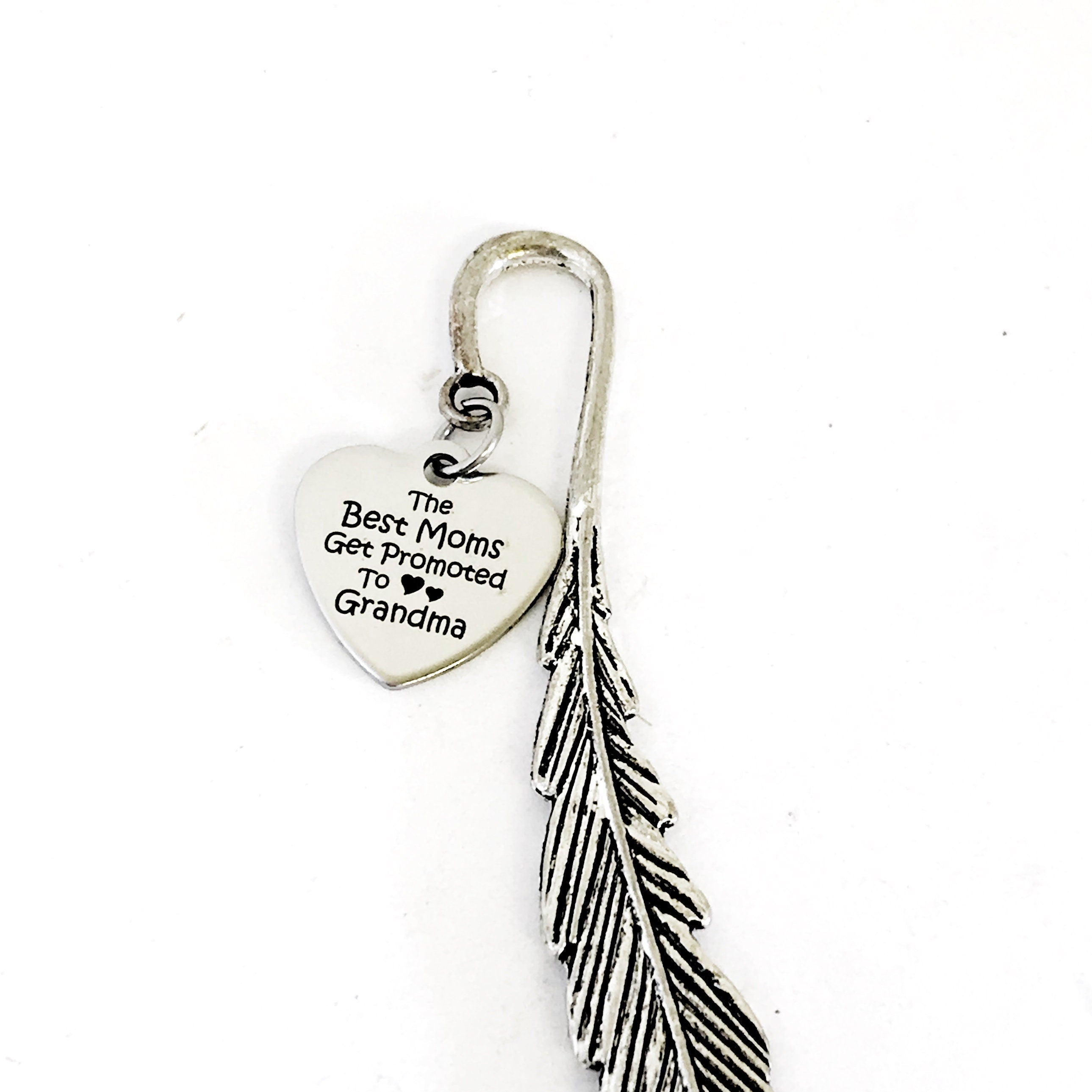 Bookmark Gift, The Best Moms Get Promoted To Grandma Bookmark, Grandma Bookmark, Grandma Announce, Gift For Grandma, Pregnancy Announcement