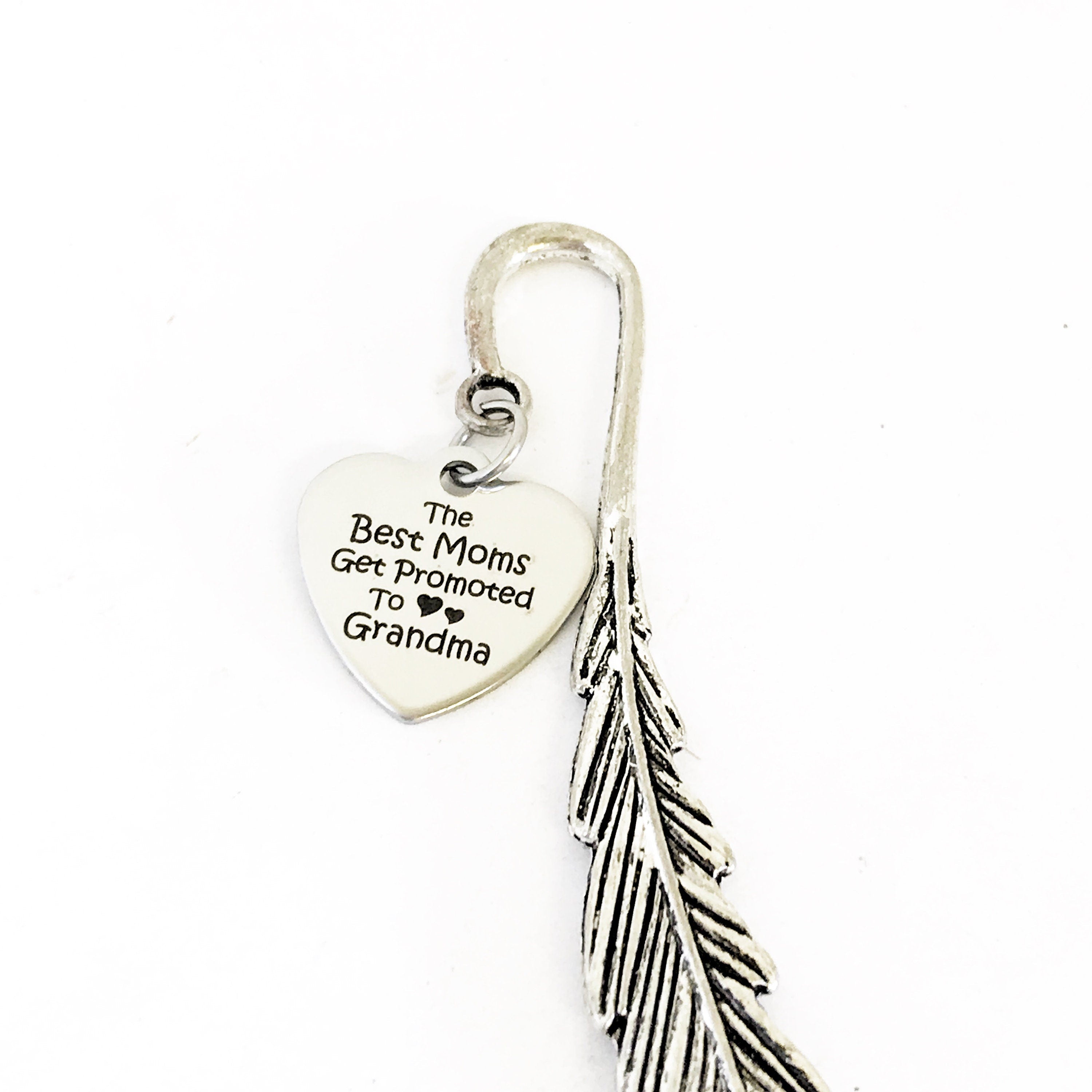 Bookmark Gift, The Best Moms Get Promoted To Grandma Bookmark, Grandma Bookmark, Grandma Announce, Gift For Grandma, Pregnancy Announcement