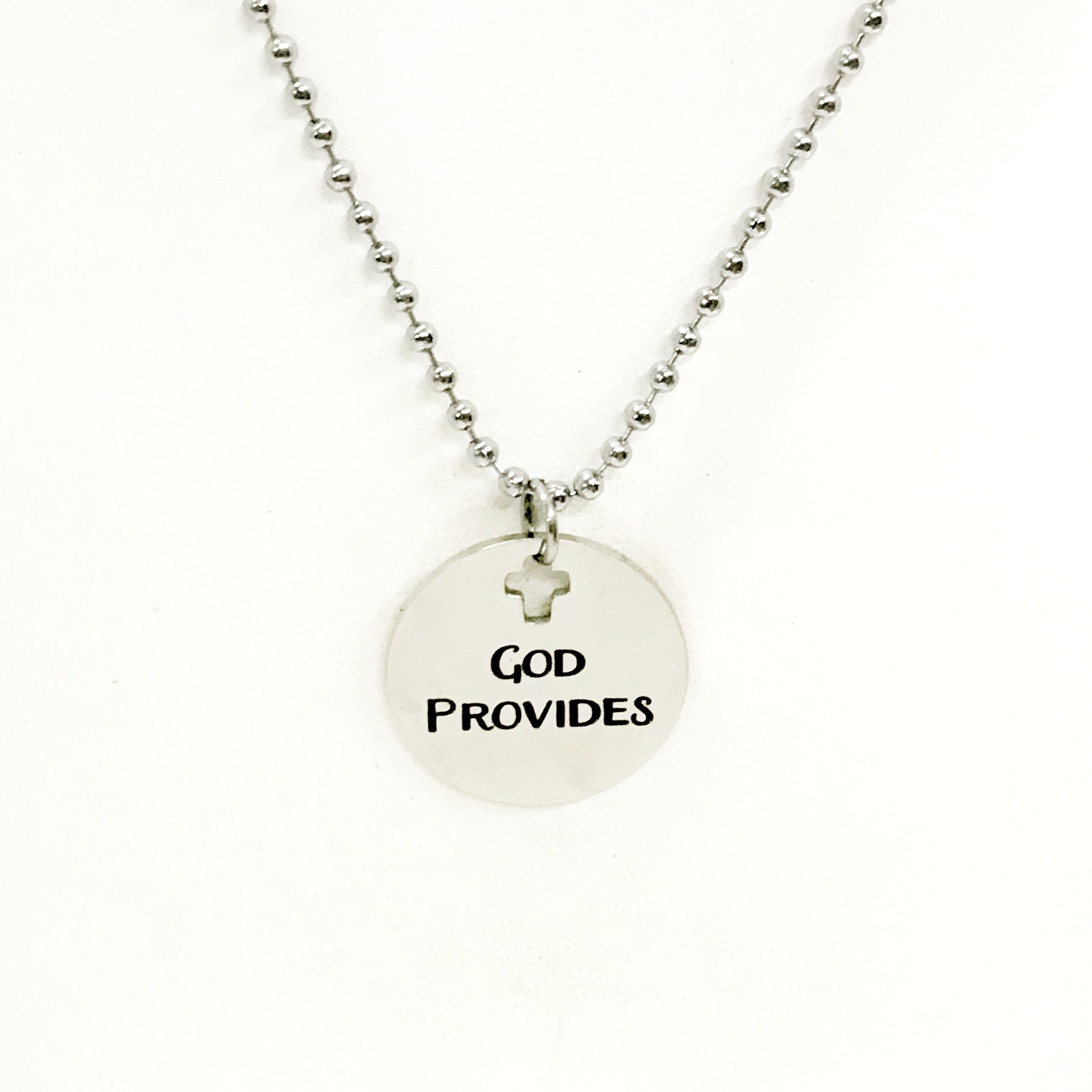 Christian Jewelry, Christian Man Gift, God Provides Necklace, Christian Son Jewelry, Man Jewelry, Man Necklace, Gift For Him, Husband Gift