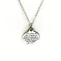 Christian Jewelry, For I Know The Plans I Have For You Necklace, Jeremiah 29 11 Scripture Jewelry, Christian Gift, Bible Verse Jewelry