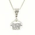 Christian Jewelry, God Will Keep You In Perfect Peace Necklace, Isaiah 26 3 Christian Necklace, Religious Jewelry, Christian Woman Jewelry