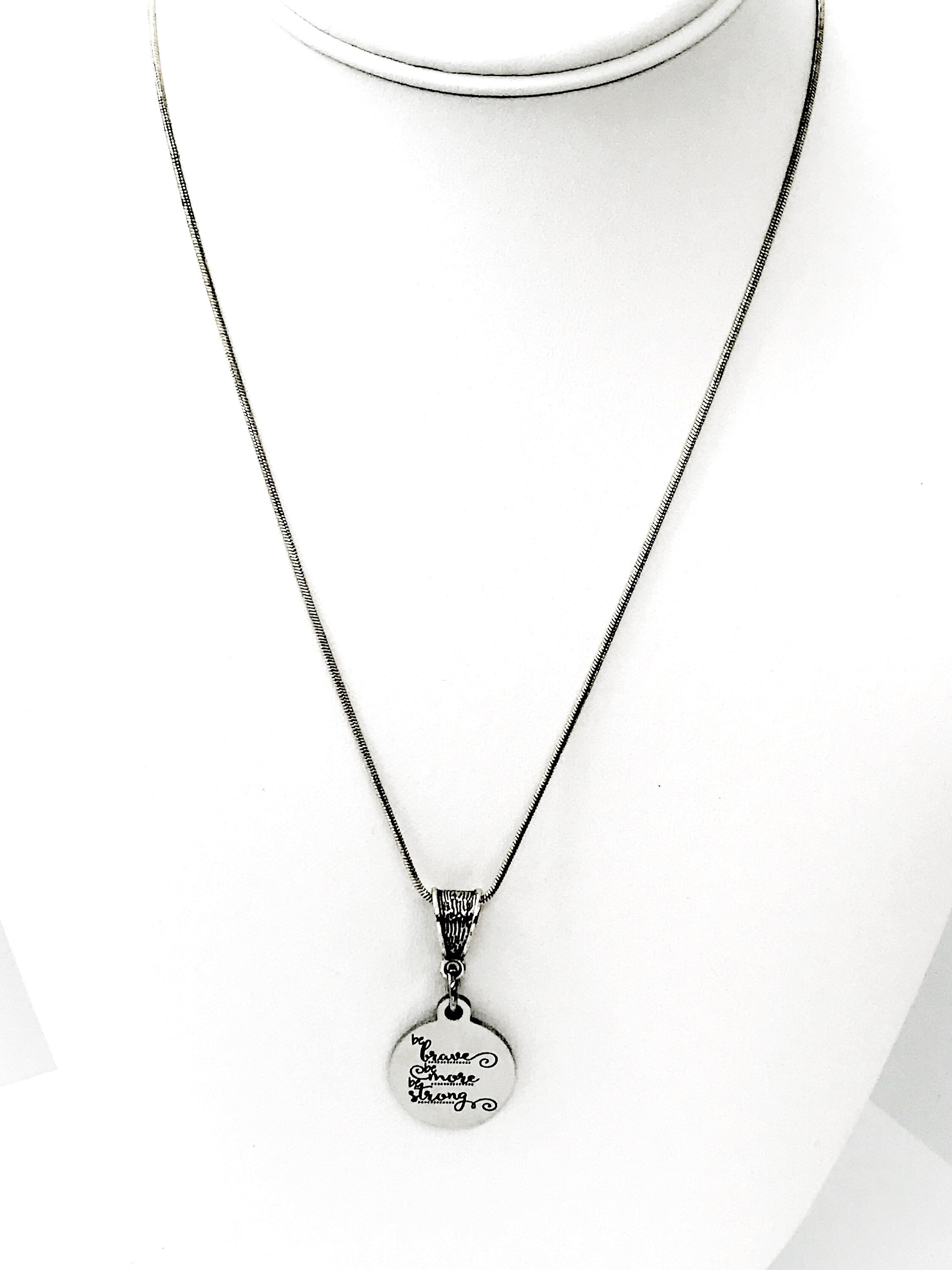 Encouraging  Gift, Be Brave, Be More, Be Strong Necklace, Encouraging Jewelry, Encouraging Her, Gift For Her, Motivating Gift For Daughter
