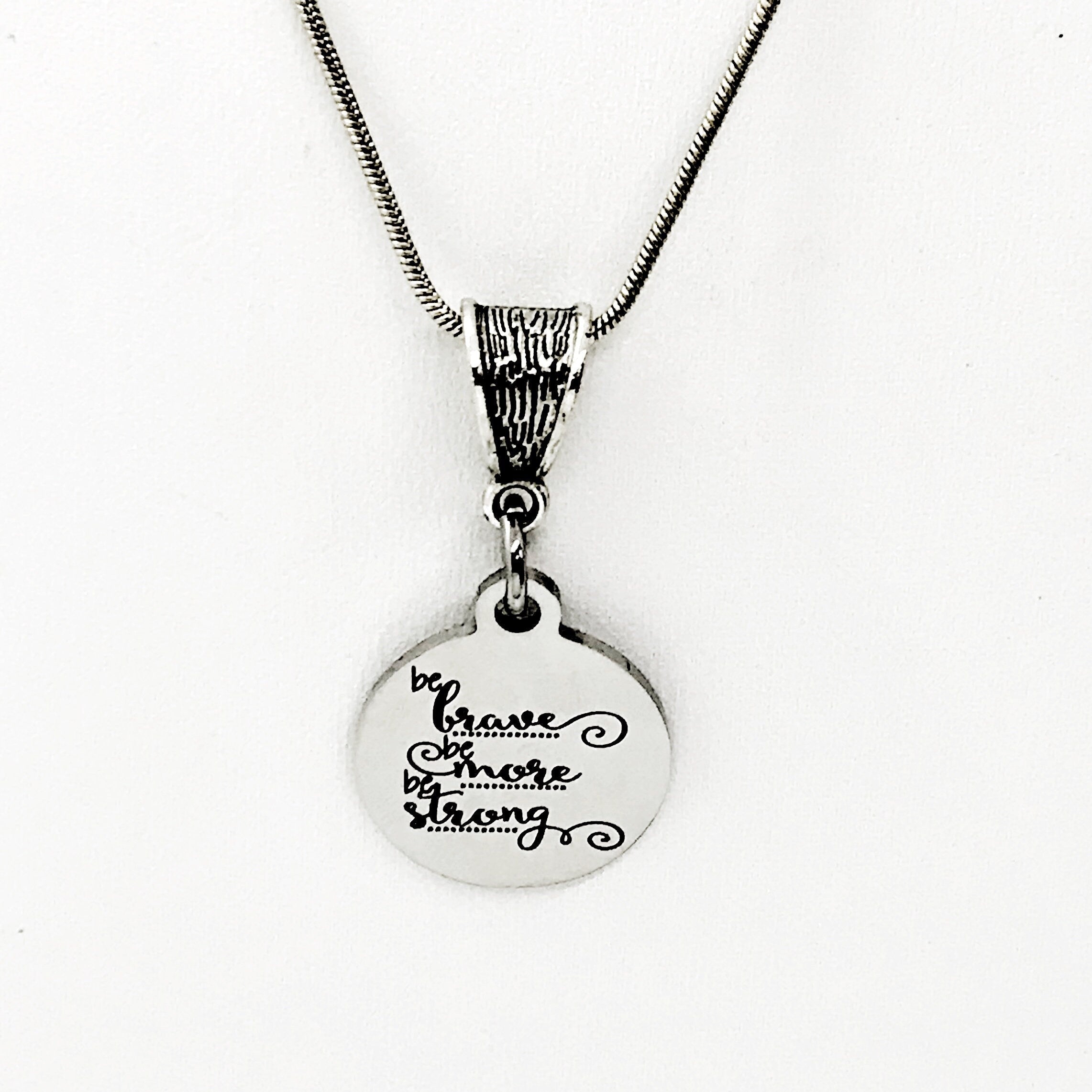 Encouraging  Gift, Be Brave, Be More, Be Strong Necklace, Encouraging Jewelry, Encouraging Her, Gift For Her, Motivating Gift For Daughter