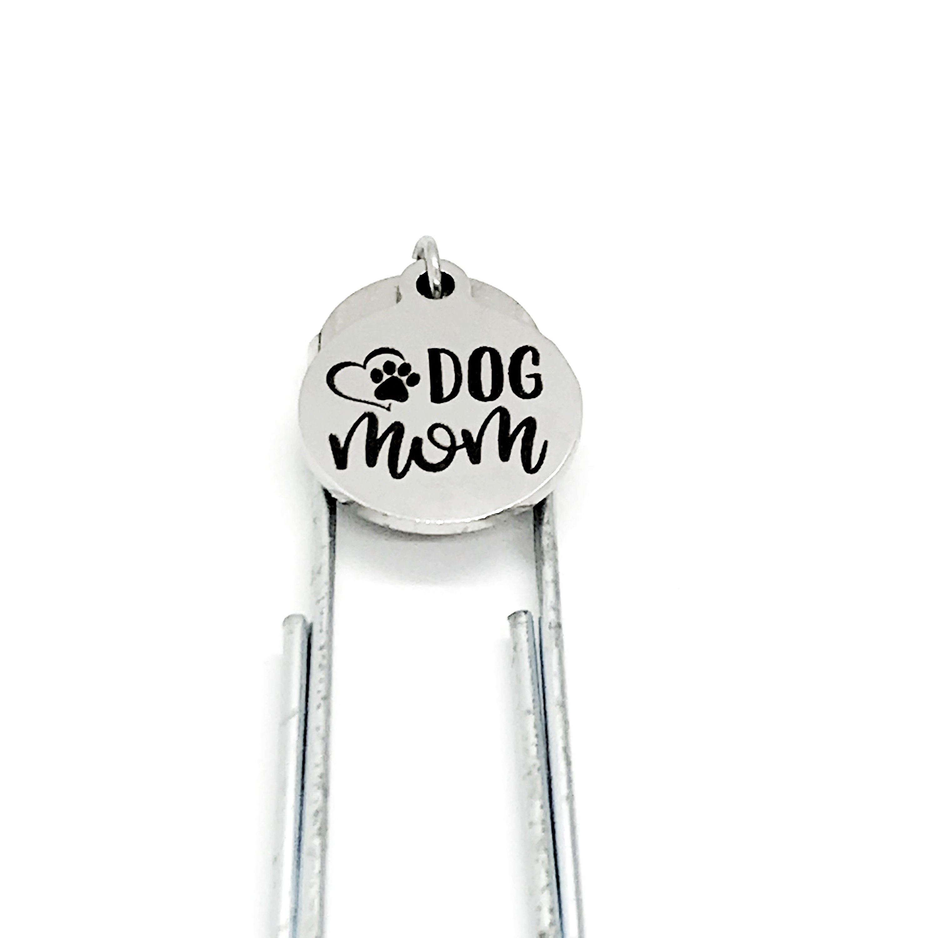 Bookmark Gift, Dog Mom Bookmark, Dog Mom Gift, Dog Mom Mothers Day Gift, Dog Lover Gift, Charm Bookmark, Paperclip Bookmark, Planner Gift