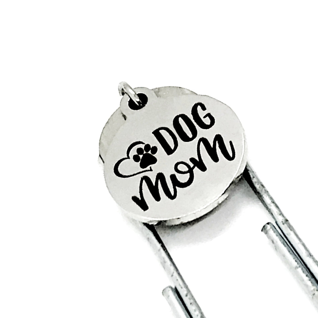 Bookmark Gift, Dog Mom Bookmark, Dog Mom Gift, Dog Mom Mothers Day Gift, Dog Lover Gift, Charm Bookmark, Paperclip Bookmark, Planner Gift
