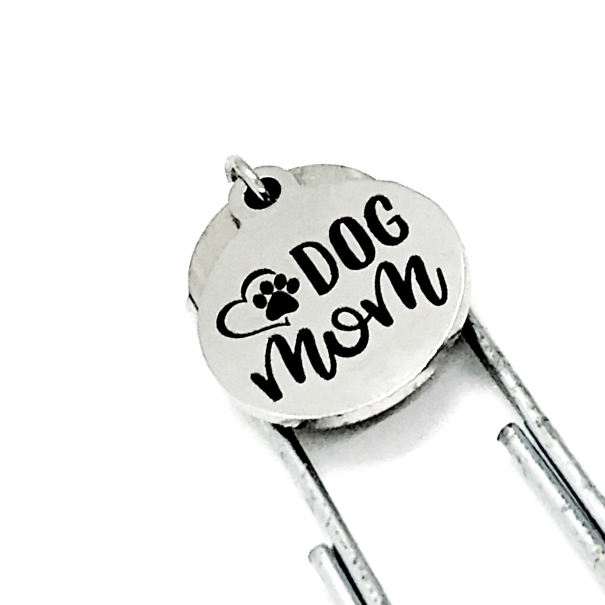 Bookmark Gift, Dog Mom Bookmark, Dog Mom Gift, Dog Mom Mothers Day Gift, Dog Lover Gift, Charm Bookmark, Paperclip Bookmark, Planner Gift