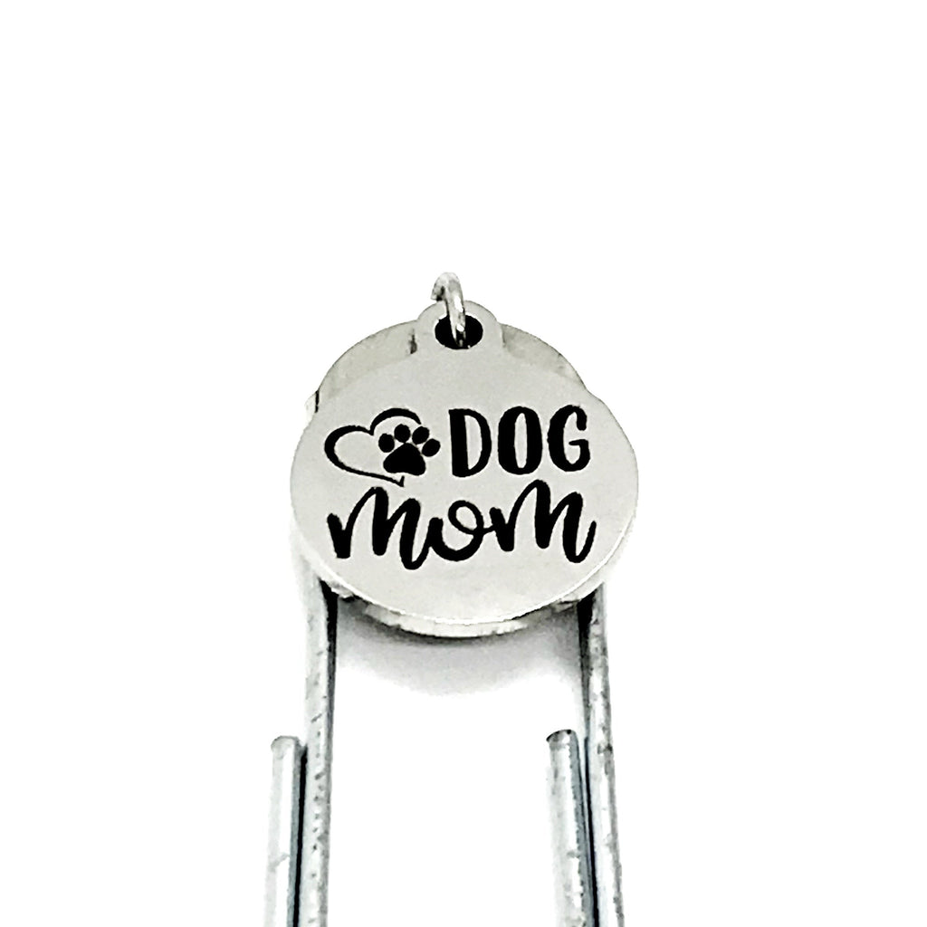 Bookmark Gift, Dog Mom Bookmark, Dog Mom Gift, Dog Mom Mothers Day Gift, Dog Lover Gift, Charm Bookmark, Paperclip Bookmark, Planner Gift