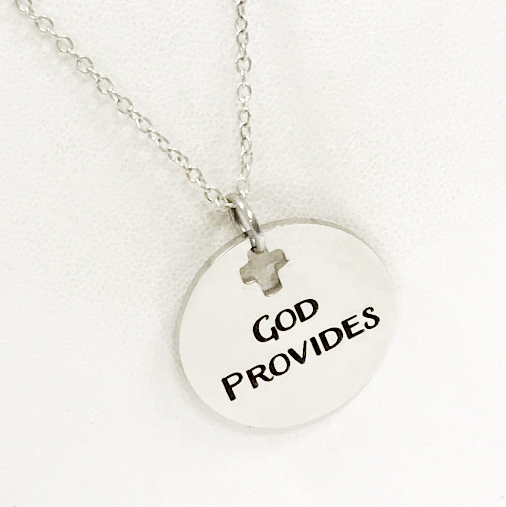 Christian Jewelry, God Provides Necklace, Christian Woman, Christian Daughter Jewelry, Religious Jewelry, Religious Gift For Her