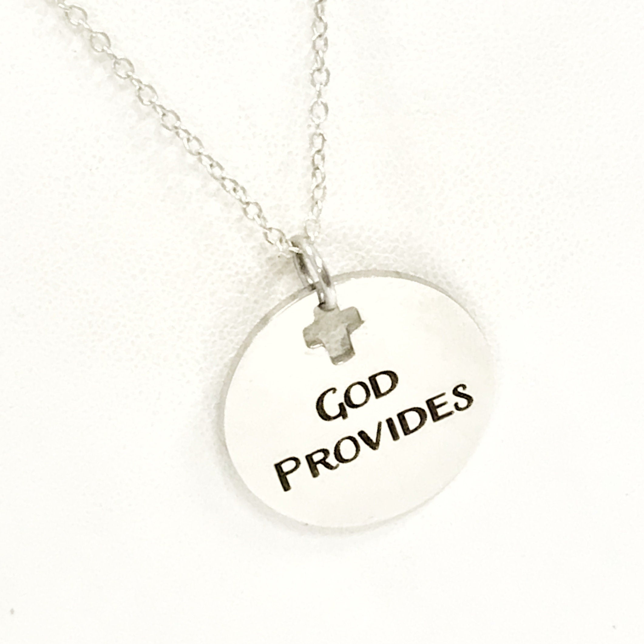 Christian Jewelry, God Provides Necklace, Christian Woman, Christian Daughter Jewelry, Religious Jewelry, Religious Gift For Her