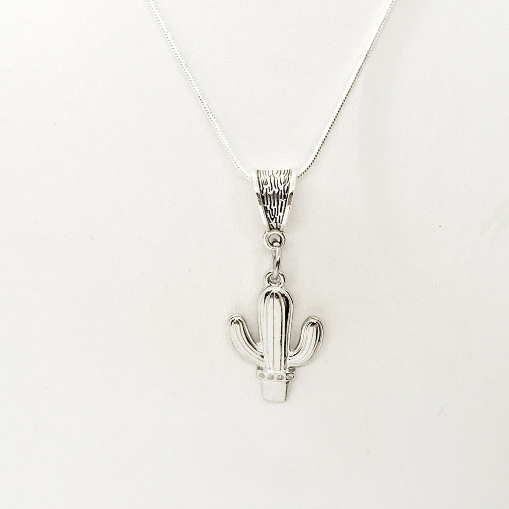 Cactus Necklace, Overcoming Obstacles Gift, Cactus Lover Gift, Endurance Gift, Cactus Charm, Cactus Pendant