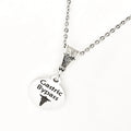 Gastric Bypass Necklace, Gastric Bypass Medical Necklace, Weight Loss Surgery, Weight Loss Jewelry, Medical ID Jewelry, Medical Caduceus