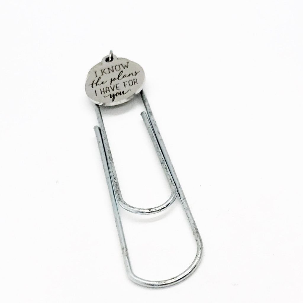 For I Know The Plans I Have For You Bookmark, Jeremiah 29 11 Bookmark, Christian Charm, Christian Bookmark, Daughter Gift, Faith Gift