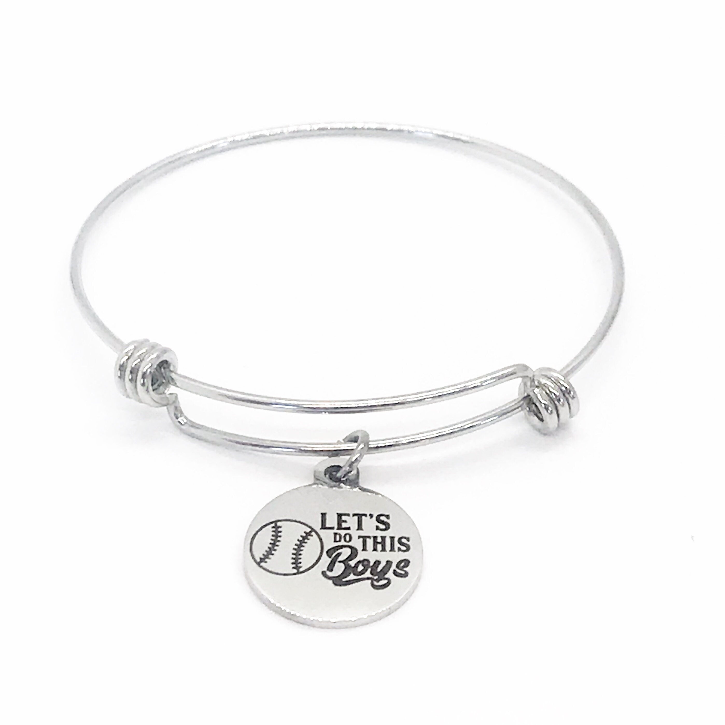 Baseball Mom Gift, Baseball Mom Bracelet, Let’s Do This Boys Bracelet, Gift For Mom, Team Mom Gifts, Back To Baseball, Baseball Mama