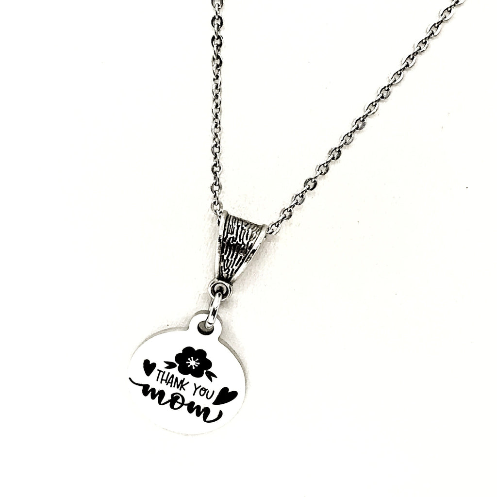 Mom Gift, Thank You Mom Necklace, Gift For Mom, Mothers Day Gift, Mom Birthday Gift, New Mom Gift,Mother Of the Bride , Mother of the Groom