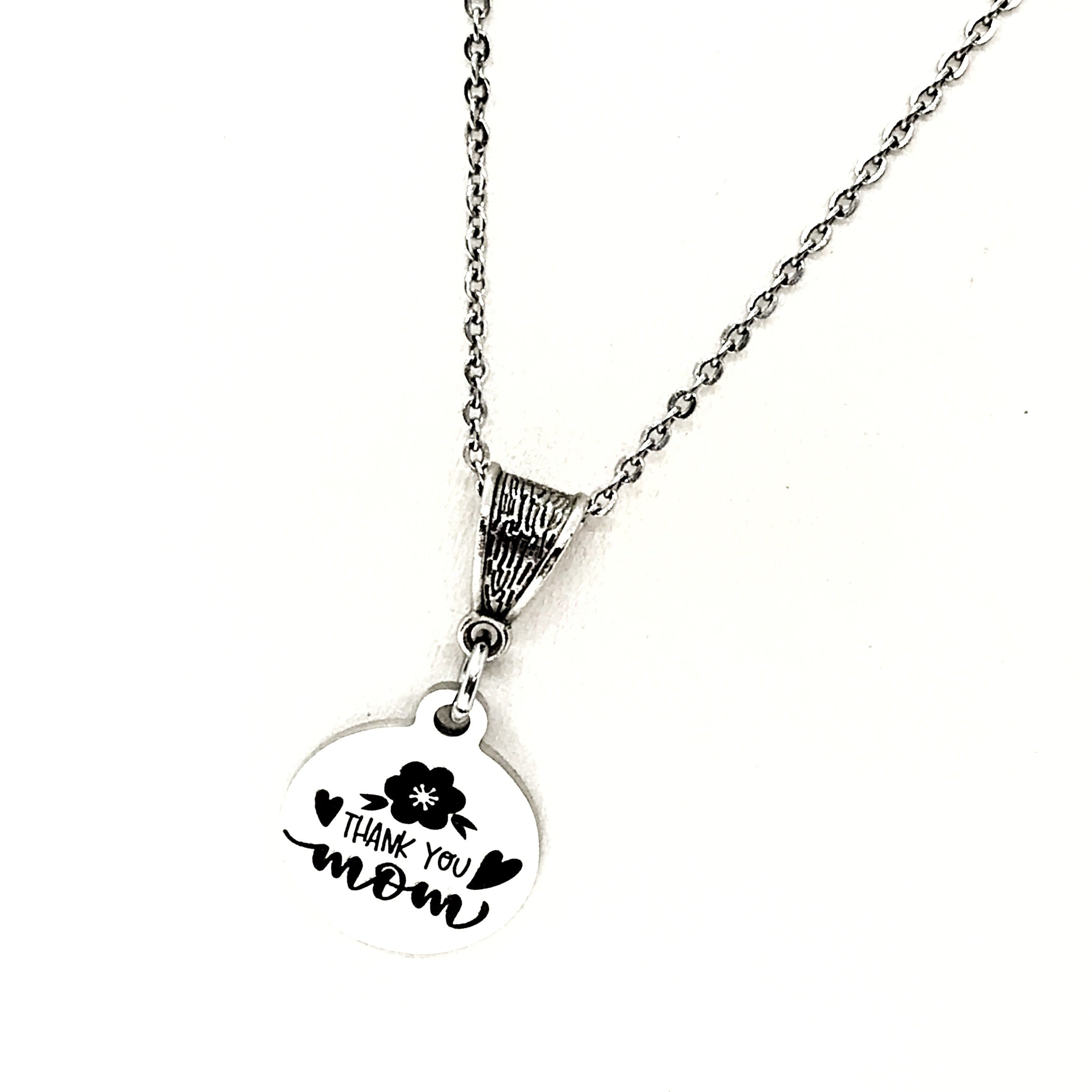 Mom Gift, Thank You Mom Necklace, Gift For Mom, Mothers Day Gift, Mom Birthday Gift, New Mom Gift,Mother Of the Bride , Mother of the Groom