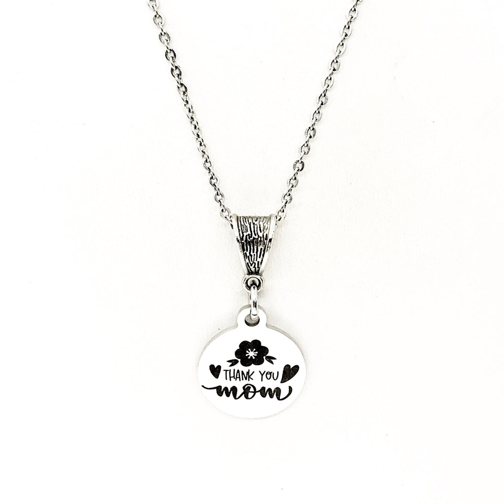 Mom Gift, Thank You Mom Necklace, Gift For Mom, Mothers Day Gift, Mom Birthday Gift, New Mom Gift,Mother Of the Bride , Mother of the Groom