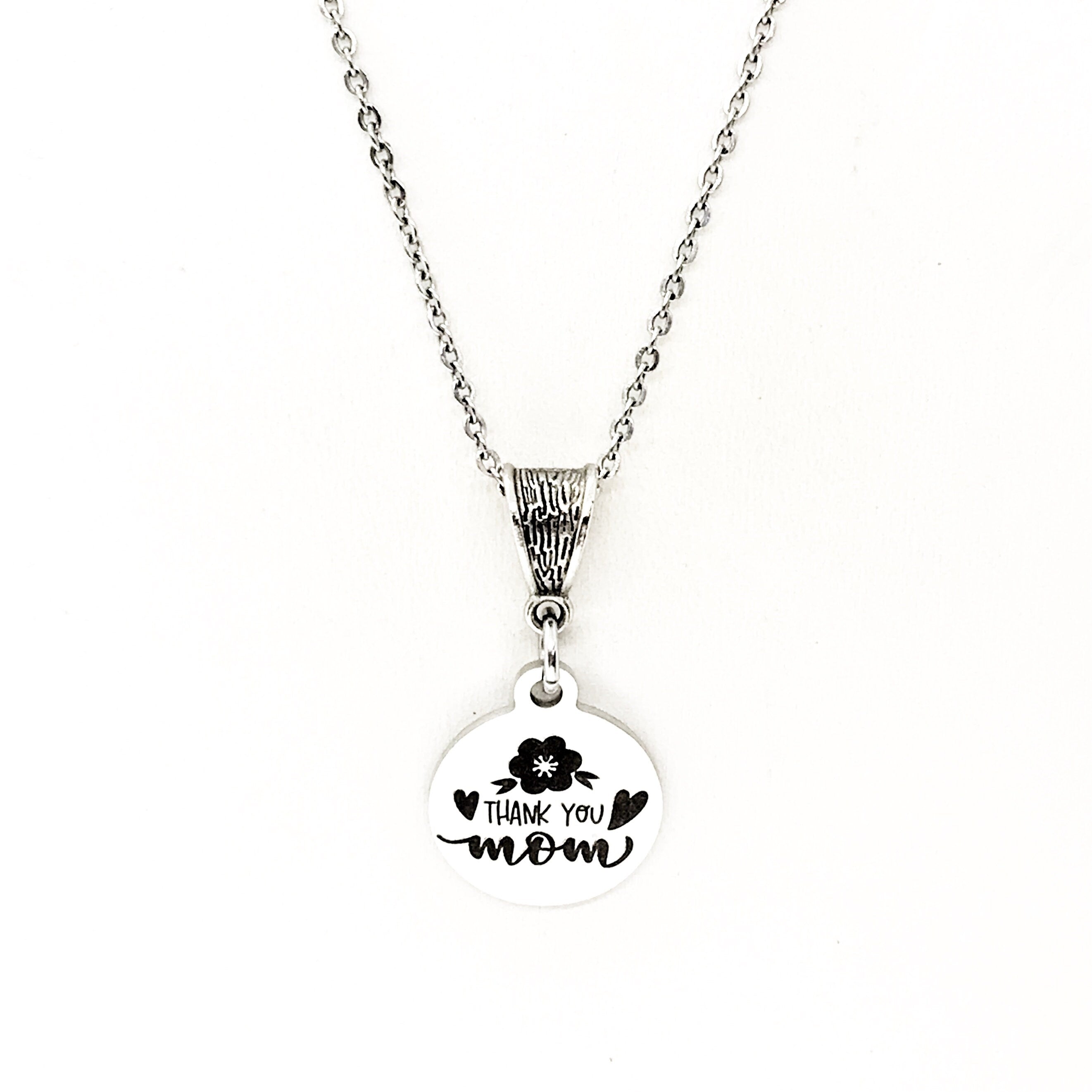 Mom Gift, Thank You Mom Necklace, Gift For Mom, Mothers Day Gift, Mom Birthday Gift, New Mom Gift,Mother Of the Bride , Mother of the Groom