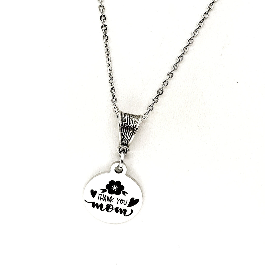Mom Gift, Thank You Mom Necklace, Gift For Mom, Mothers Day Gift, Mom Birthday Gift, New Mom Gift,Mother Of the Bride , Mother of the Groom