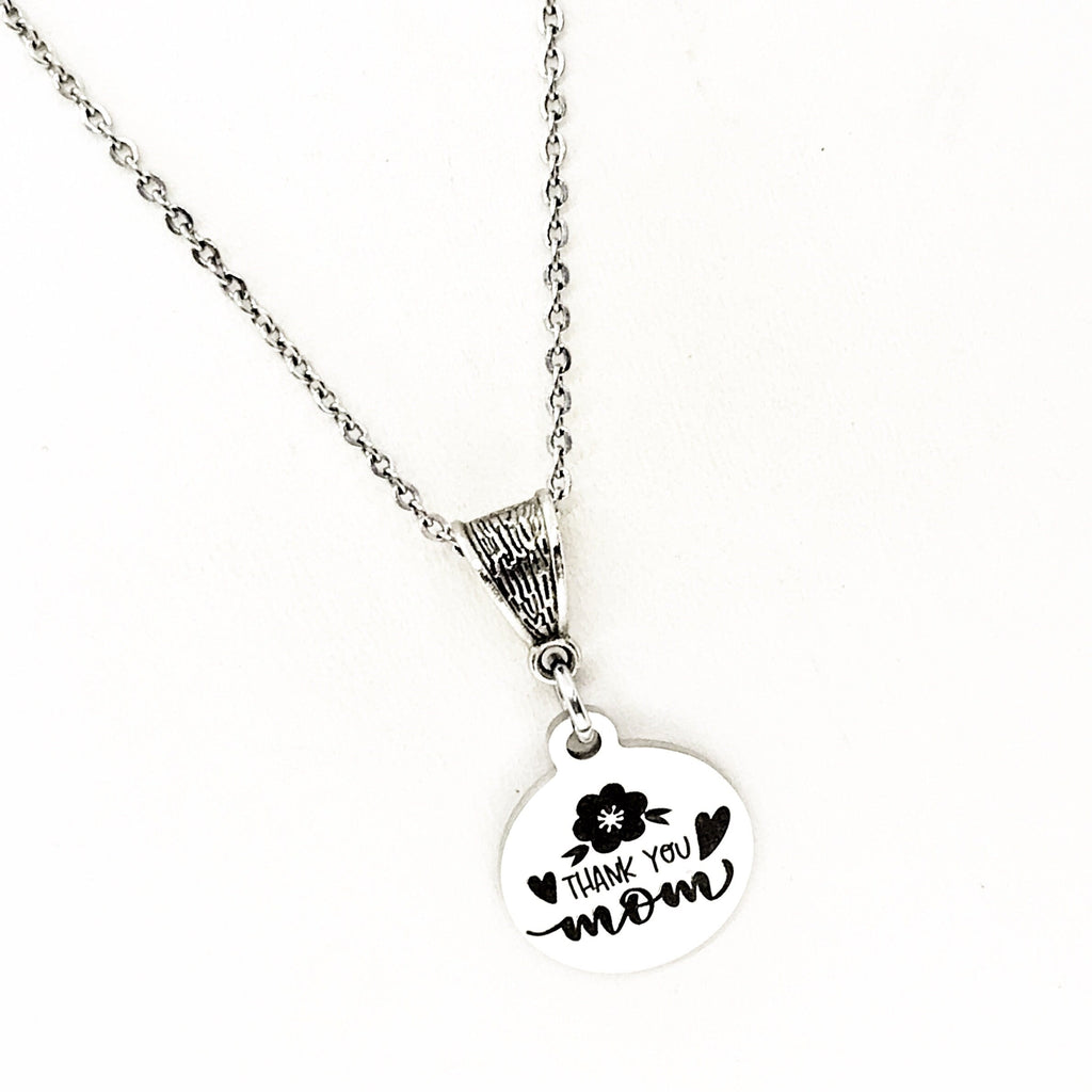 Mom Gift, Thank You Mom Necklace, Gift For Mom, Mothers Day Gift, Mom Birthday Gift, New Mom Gift,Mother Of the Bride , Mother of the Groom
