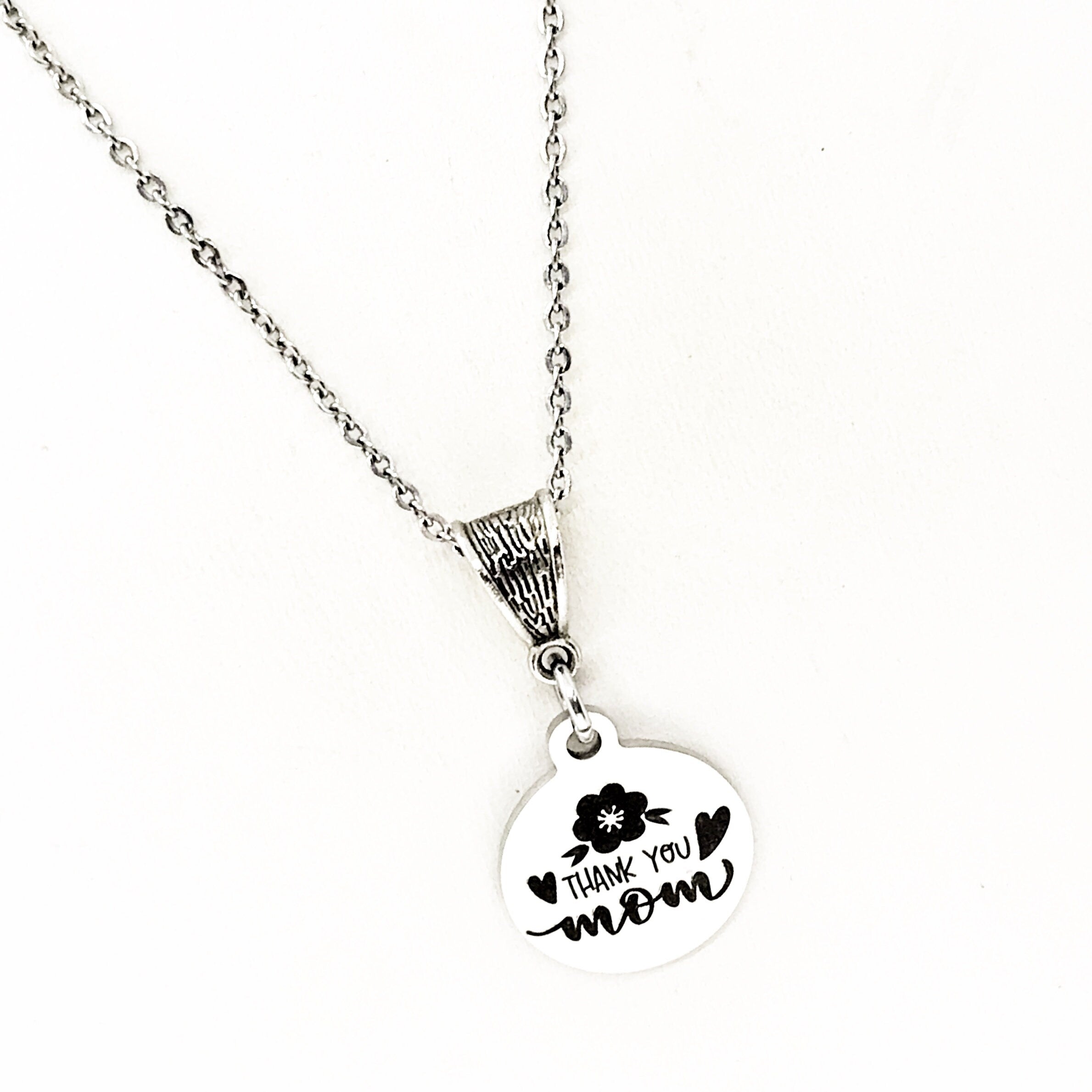 Mom Gift, Thank You Mom Necklace, Gift For Mom, Mothers Day Gift, Mom Birthday Gift, New Mom Gift,Mother Of the Bride , Mother of the Groom