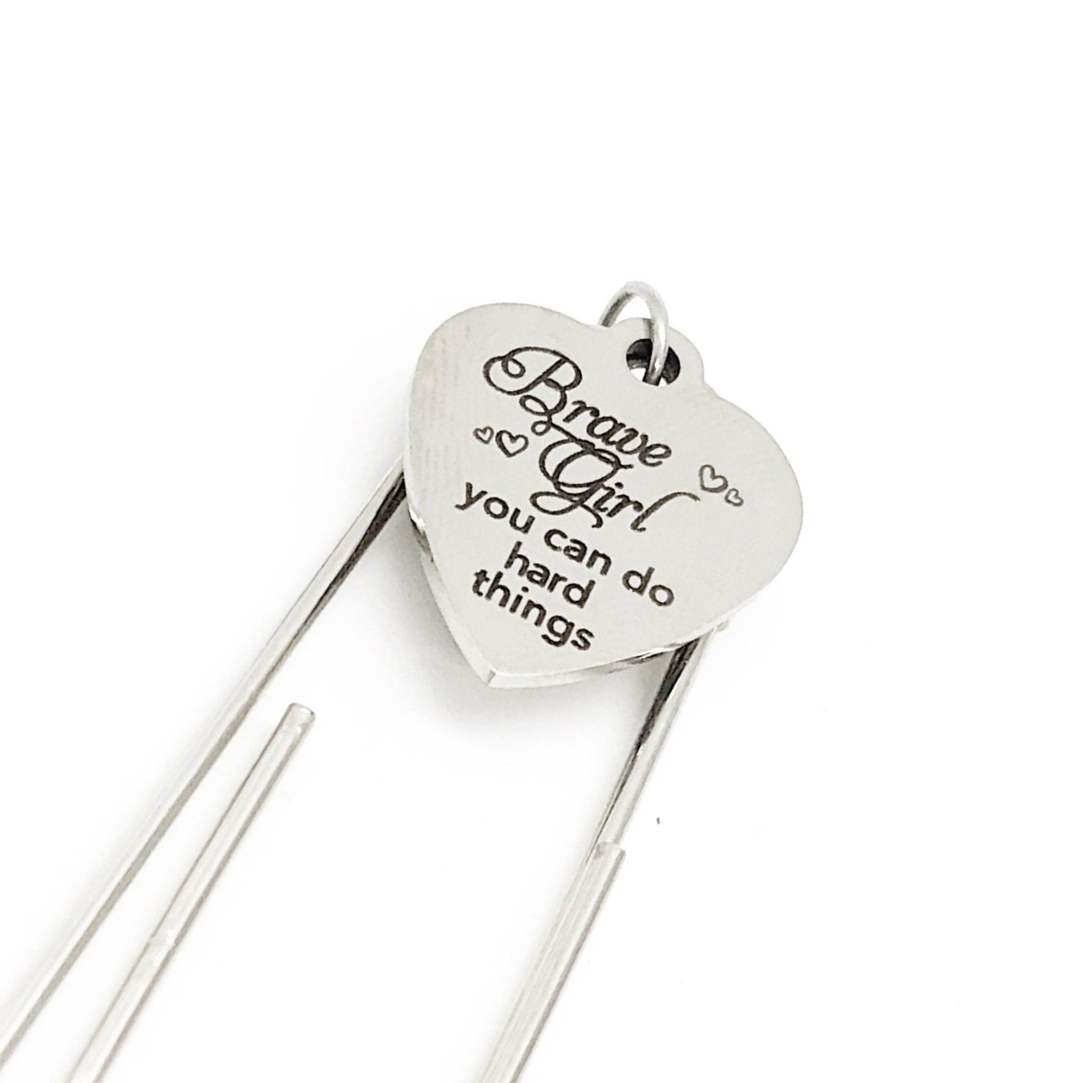 Encouragement Gift, Brave Girl You Can Do Hard Things Bookmark, Daughter Gift, Granddaughter Gift, Encouraging Her, Motivating Her