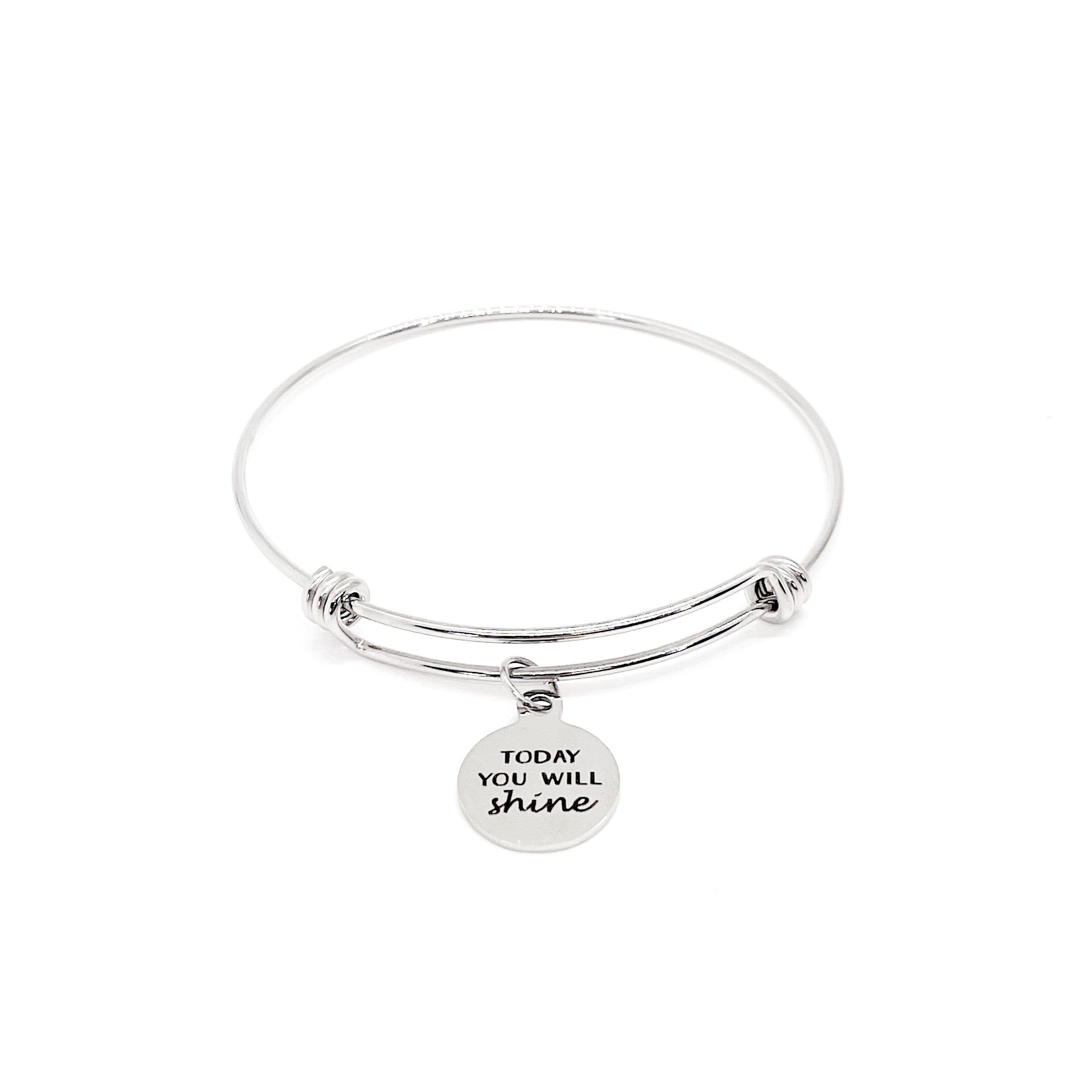 Affirmation Gifts, Today You Will Shine Bracelet, Motivating Gifts, Encouragement Gift, Gifts For Her, Daughter Gift, Wife Gifts