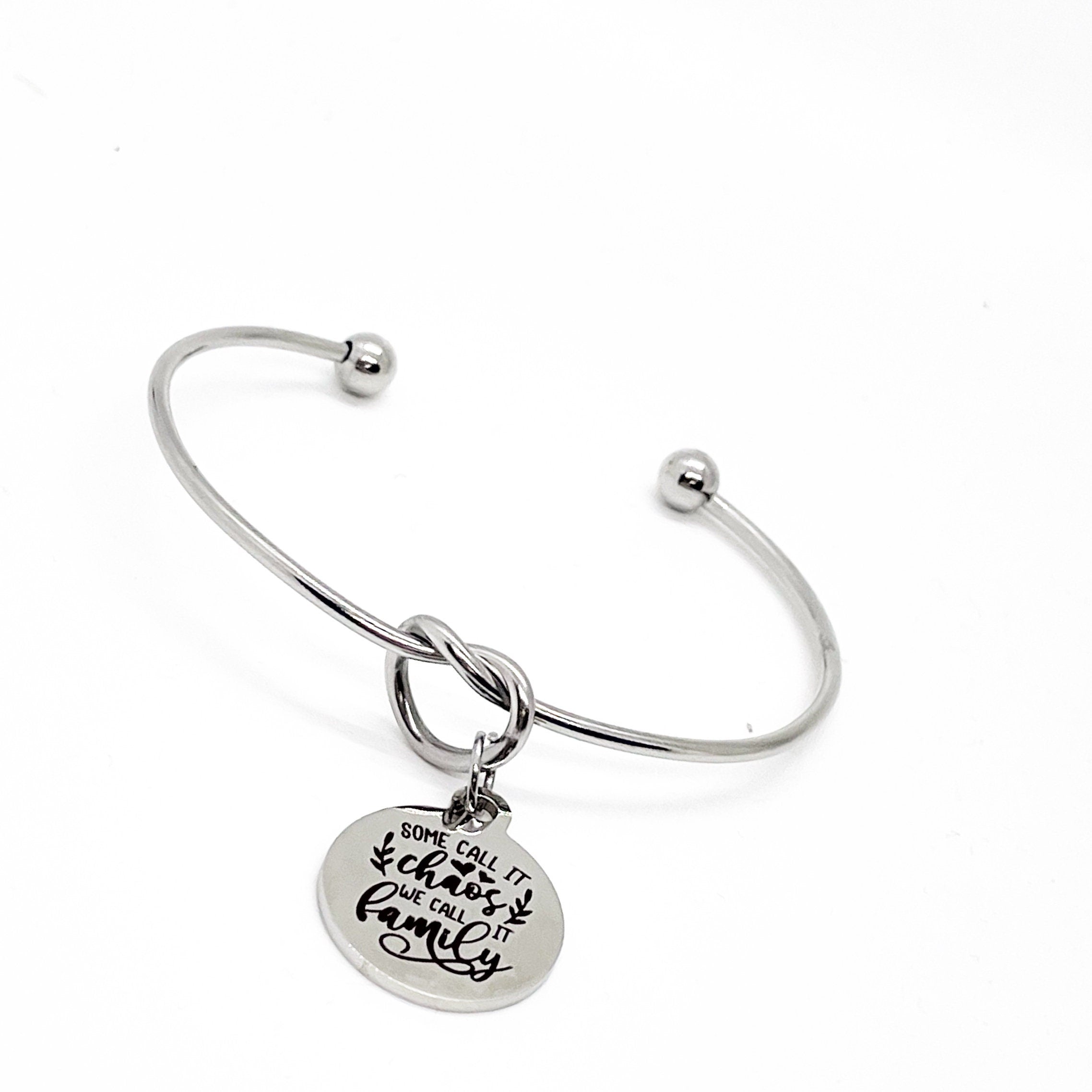 Family Gifts, Some Call It Chaos, We Call It Family Charm Bracelet, Blended Family, Mom To Many Kids, Mom Gift, Wife Gift, Sister Gift