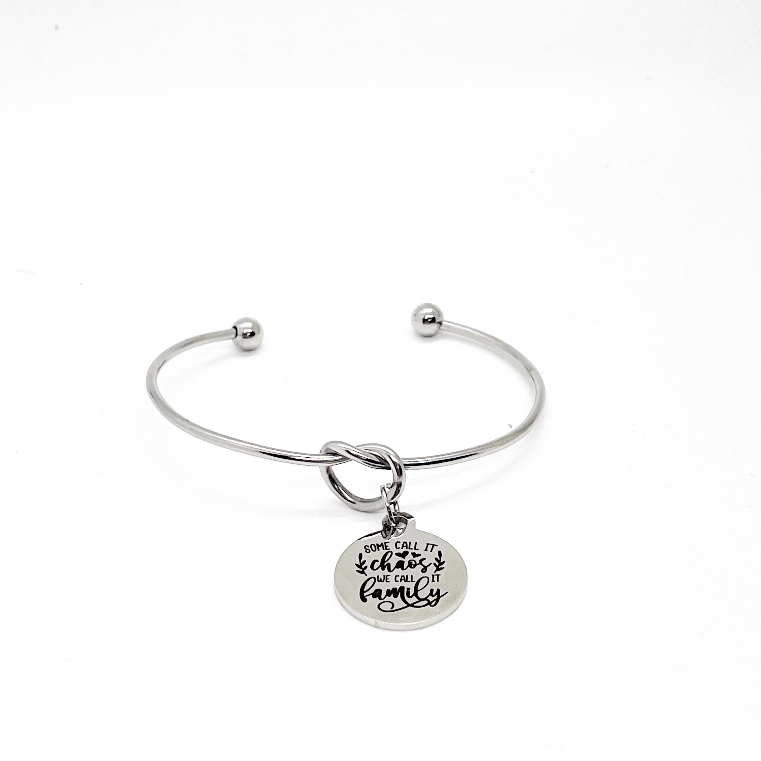 Family Gifts, Some Call It Chaos, We Call It Family Charm Bracelet, Blended Family, Mom To Many Kids, Mom Gift, Wife Gift, Sister Gift