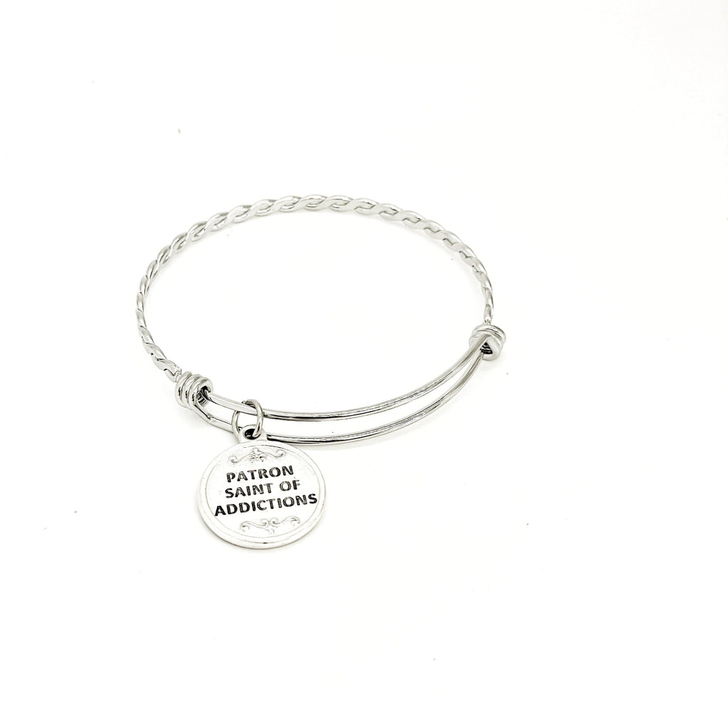 Patron Saint Gifts, Saint Maximilian Kolbe Bracelet, Patron Saint of Addictions, Recovery Gifts, Recovery Jewelry, Addiction Recovery Gift