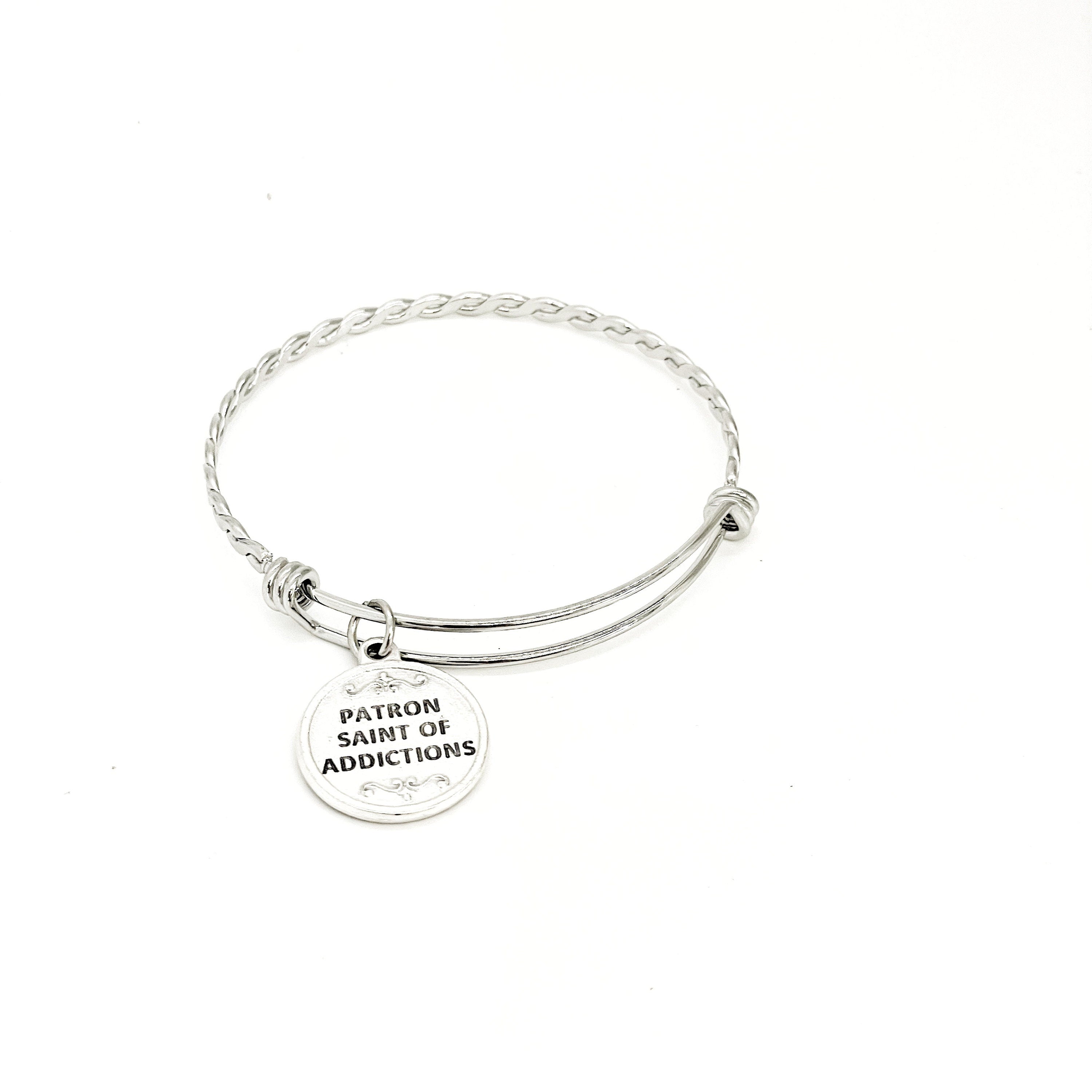 Patron Saint Gifts, Saint Maximilian Kolbe Bracelet, Patron Saint of Addictions, Recovery Gifts, Recovery Jewelry, Addiction Recovery Gift