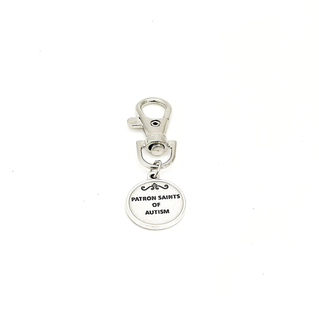 Patron Saint Gifts, Saint Nicholas and Dymphna Clip On Charm, Patron Saints of Autism, Autism Gifts, Autism Charm